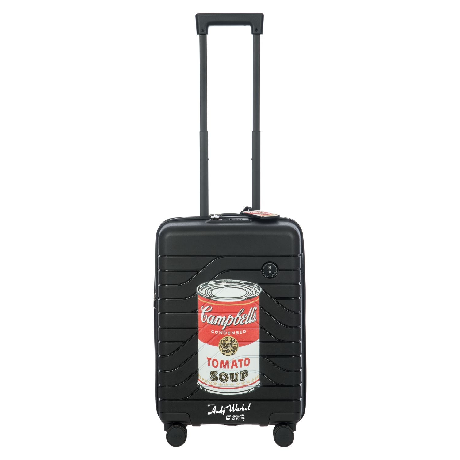 BRIC'S Andy Warhol Campbell Ulisse 22" Expandable Carry On Luggage Spinner (Black)