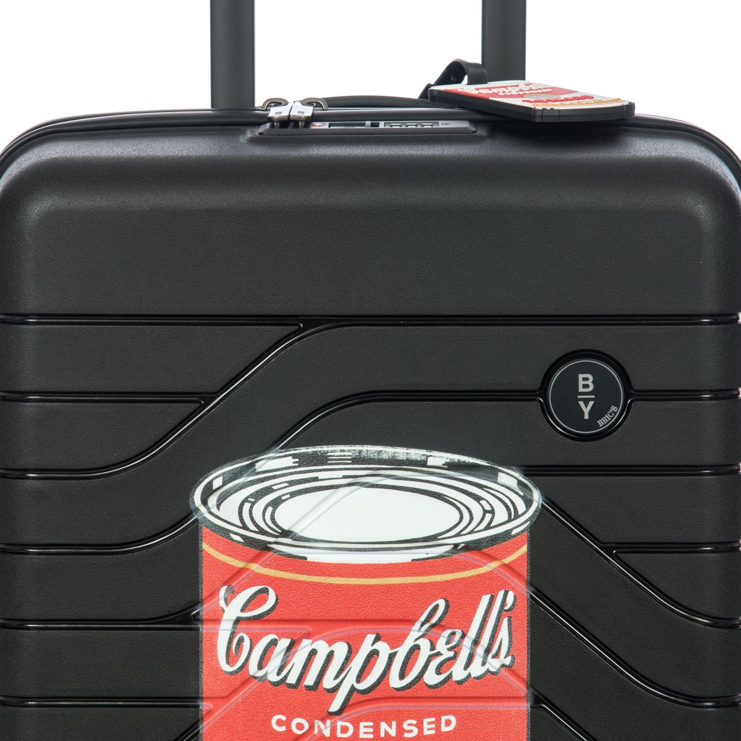 BRIC'S Andy Warhol Campbell Ulisse 22" Expandable Carry On Luggage Spinner (Black)