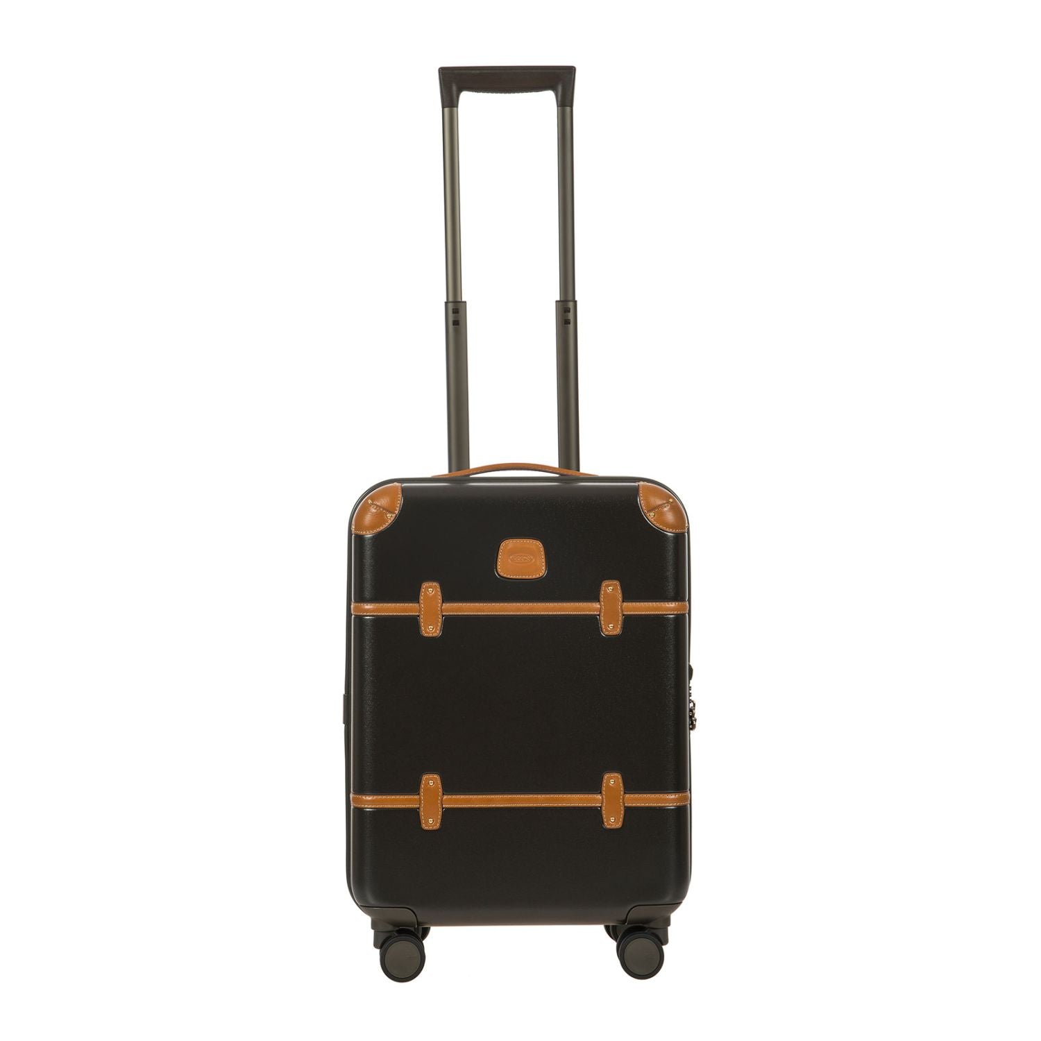 Bric's Bellagio V2 21" Carry-On Luggage Spinner (Black/Tobacco)