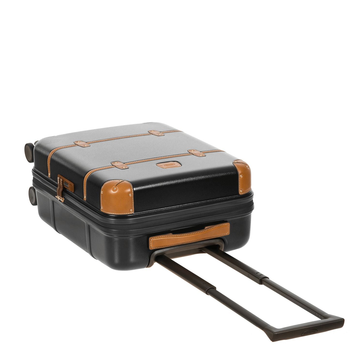 Bric's Bellagio V2 21" Carry-On Luggage Spinner (Black/Tobacco)