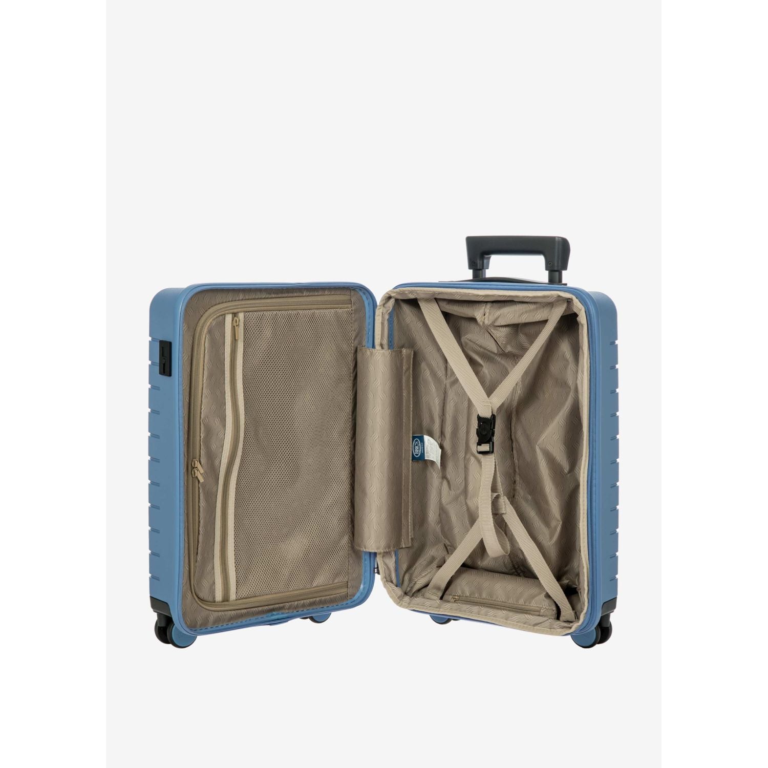 BRIC'S Ulisse 22" Expandable Carry On Luggage Spinner (Grey Blue)