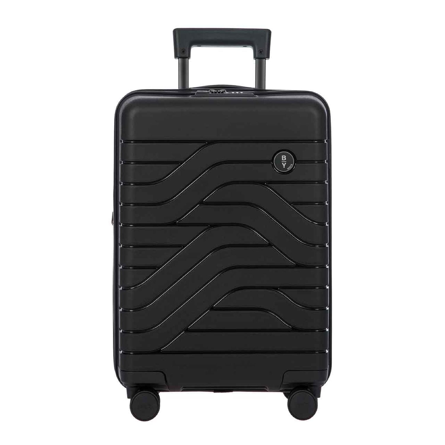 BRIC'S Ulisse 22" Expandable Carry On Luggage Spinner (Black)