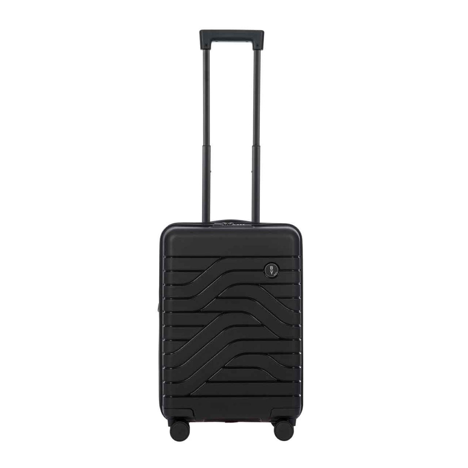 BRIC'S Ulisse 22" Expandable Carry On Luggage Spinner (Black)