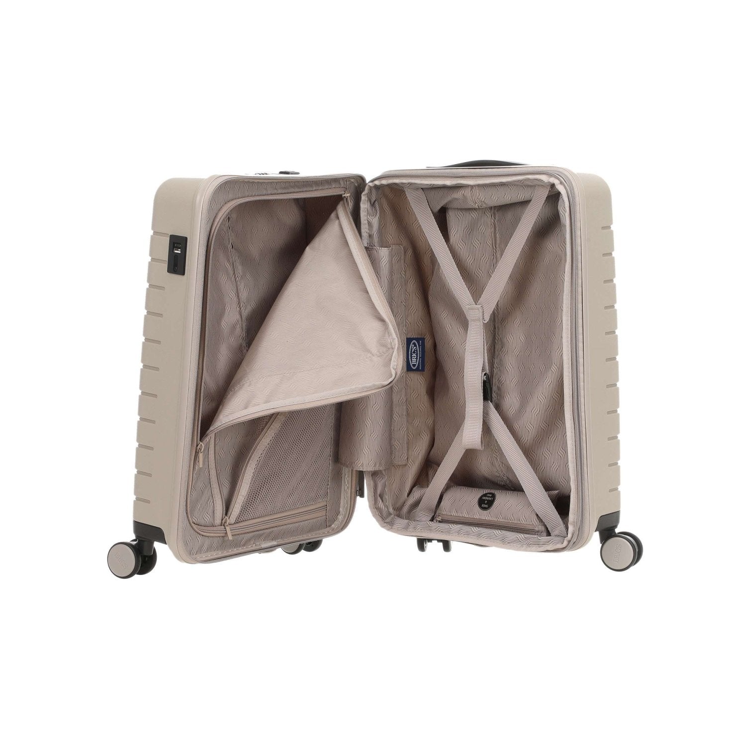 BRIC'S Ulisse 22" Expandable Carry On Luggage Spinner (Dove Grey)