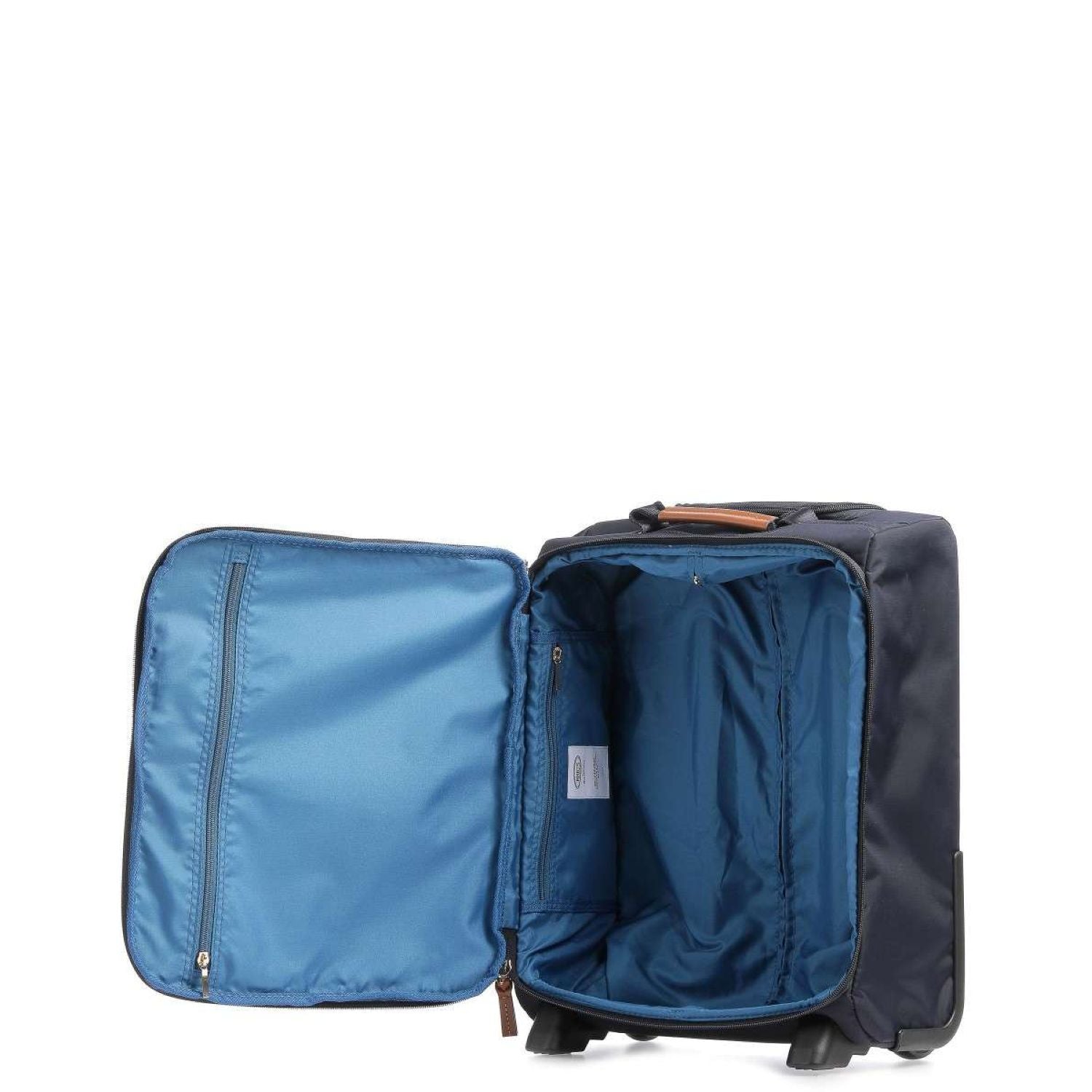 Bric's X-Travel 17.5" Underseat Trolley Luggage With Front Access Opening (Ocean Blue)