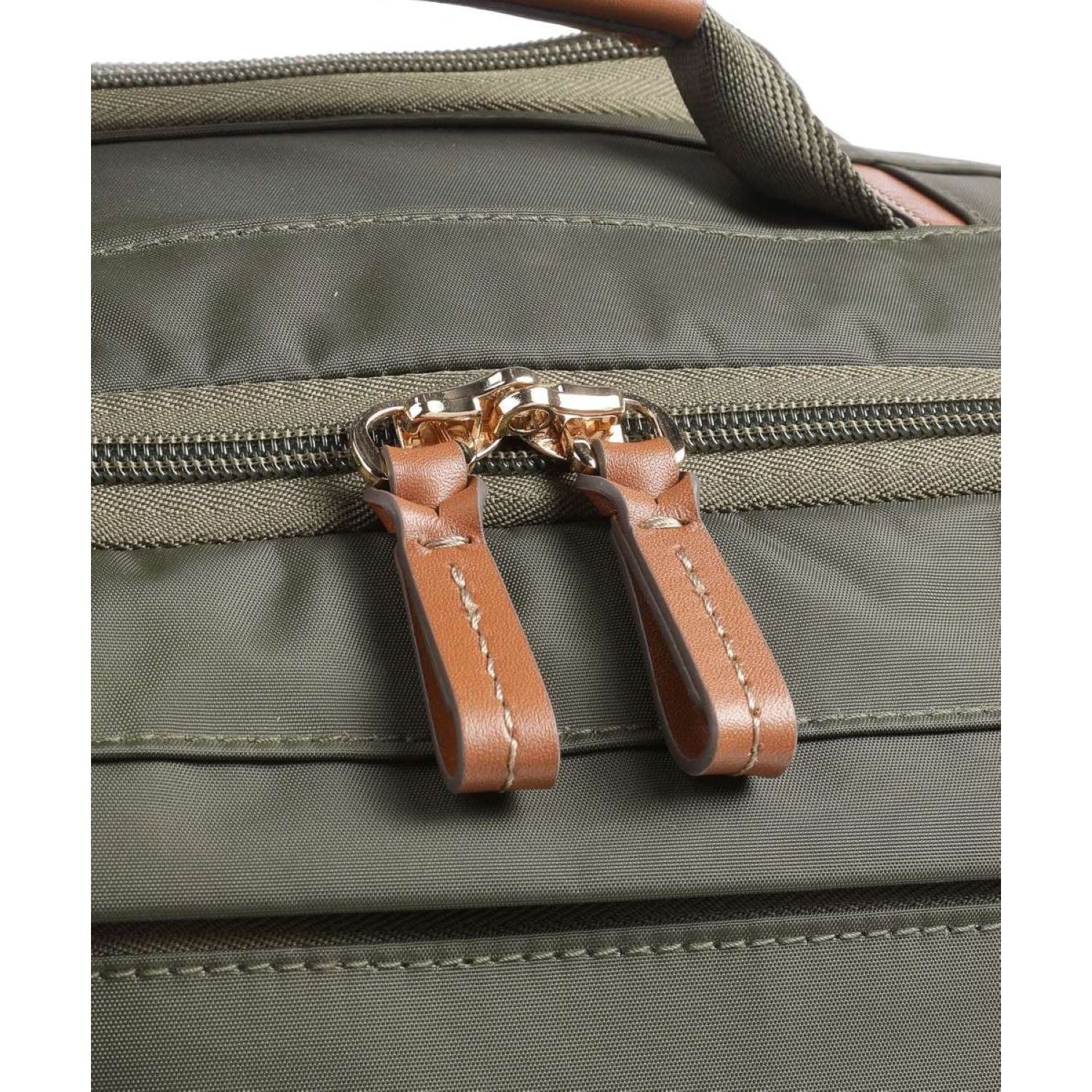 Bric's X-Travel 17.5" Underseat Trolley Luggage With Front Access Opening (Olive)