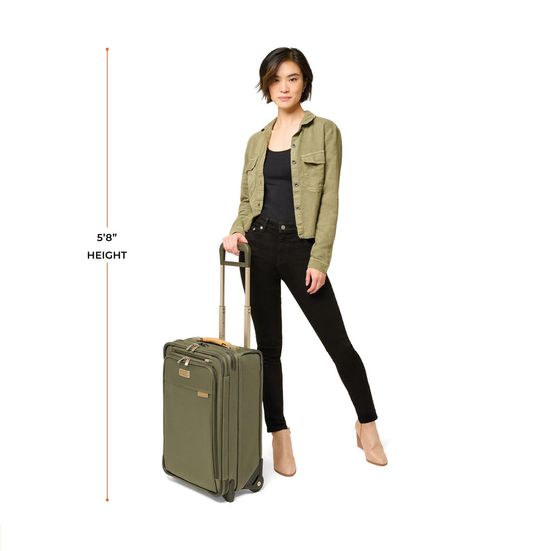 Briggs & Riley Baseline Essential 2-Wheel Carry-On (Olive)