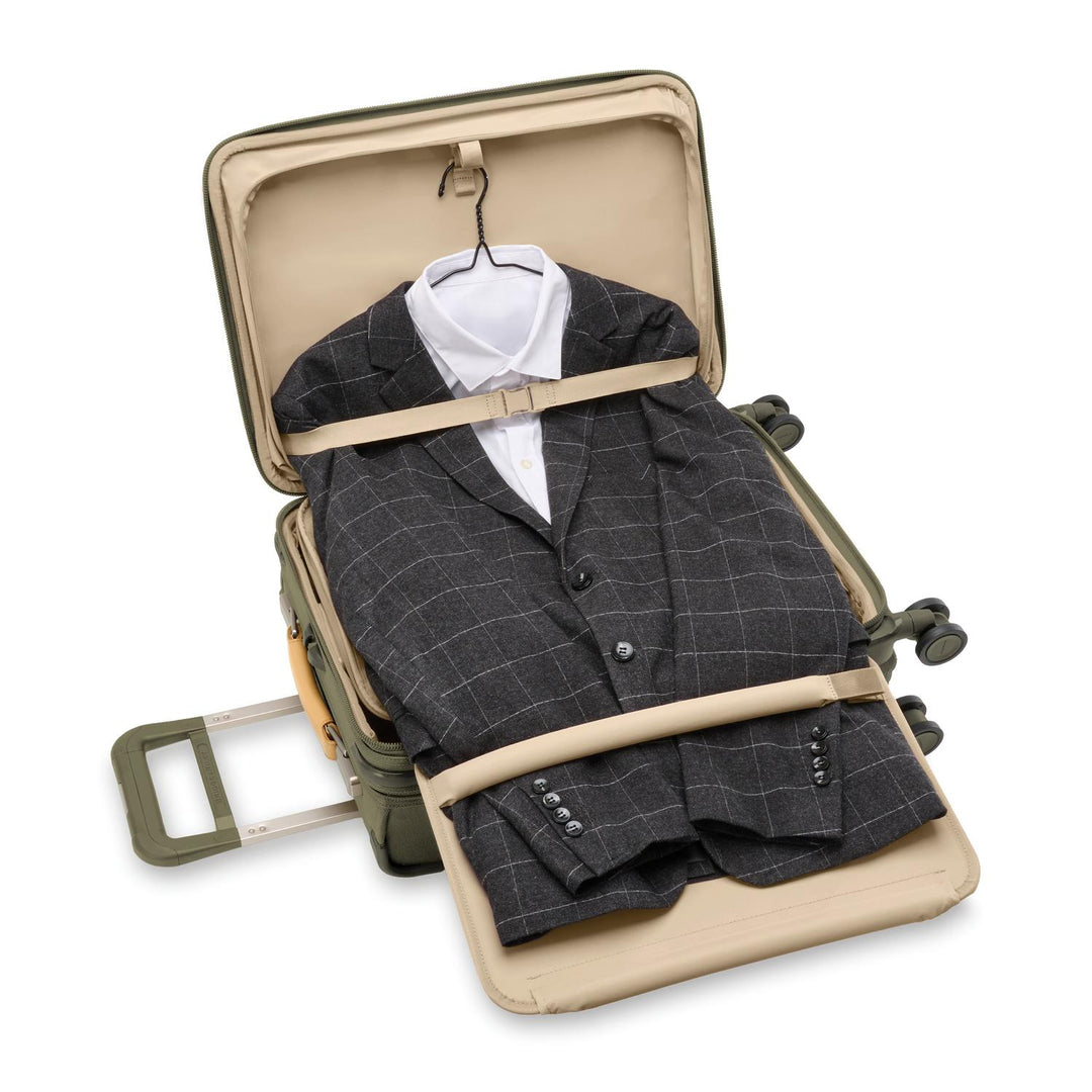 Briggs & Riley Baseline Essential Carry-On Spinner (Olive)