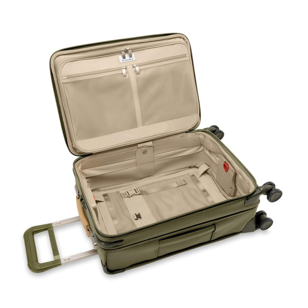 Briggs & Riley Baseline Essential Carry-On Spinner (Olive)
