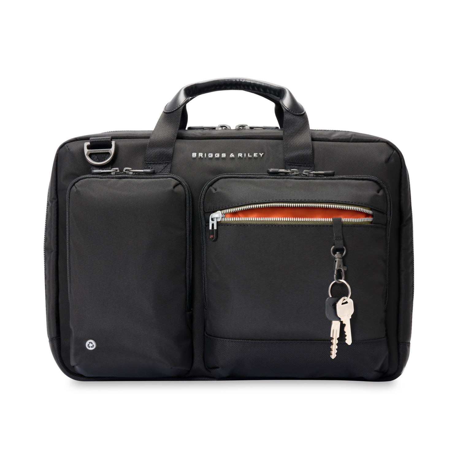 Briggs & Riley HTA Medium Expandable Briefcase - Black