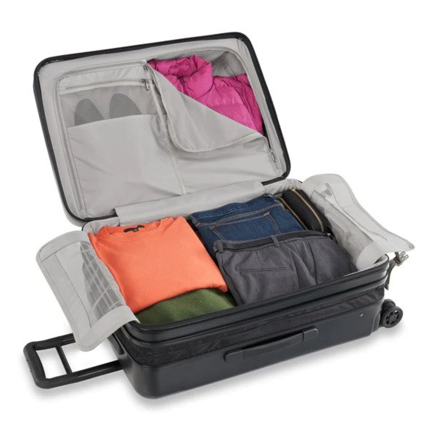 Briggs & Riley Sympatico Medium Expandable Spinner (Black)