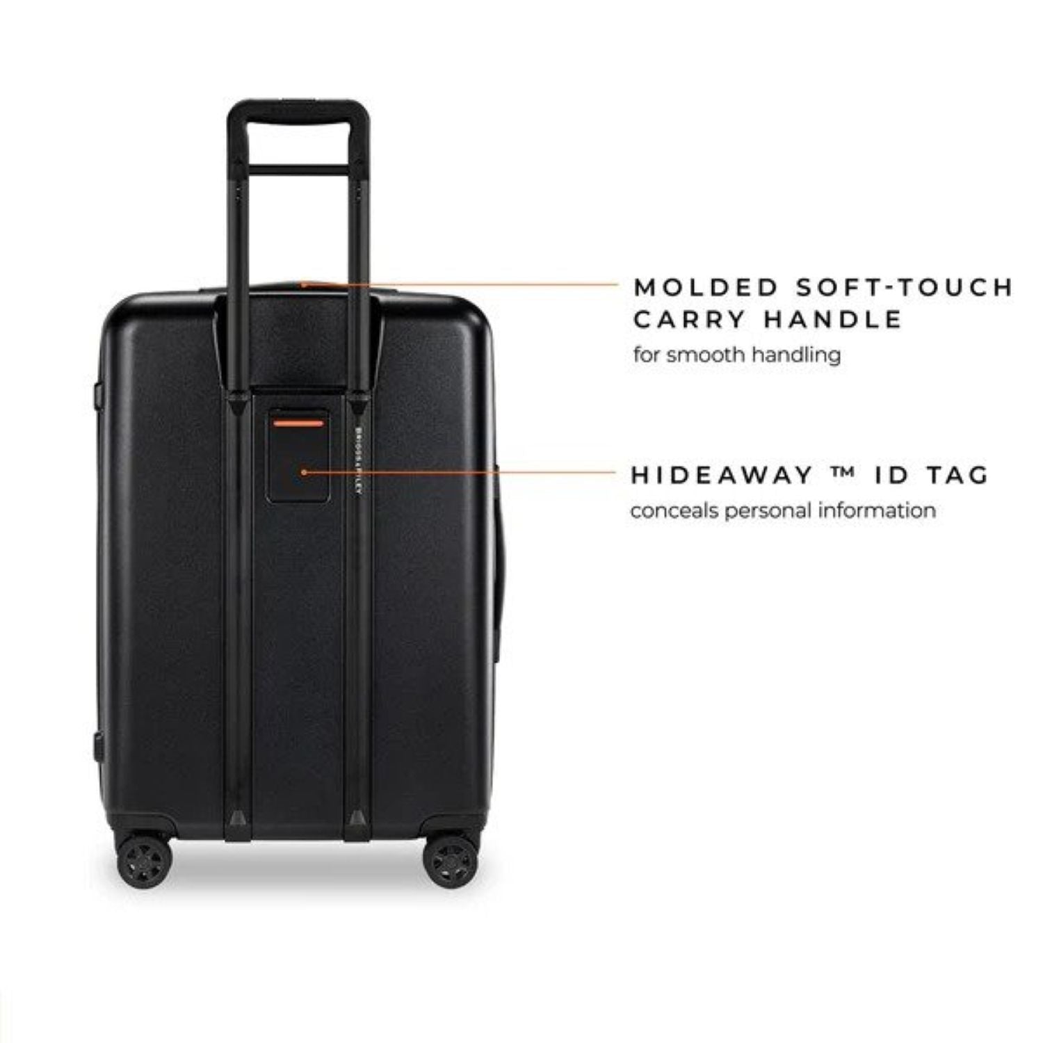 Briggs & Riley Sympatico Medium Expandable Spinner (Black)