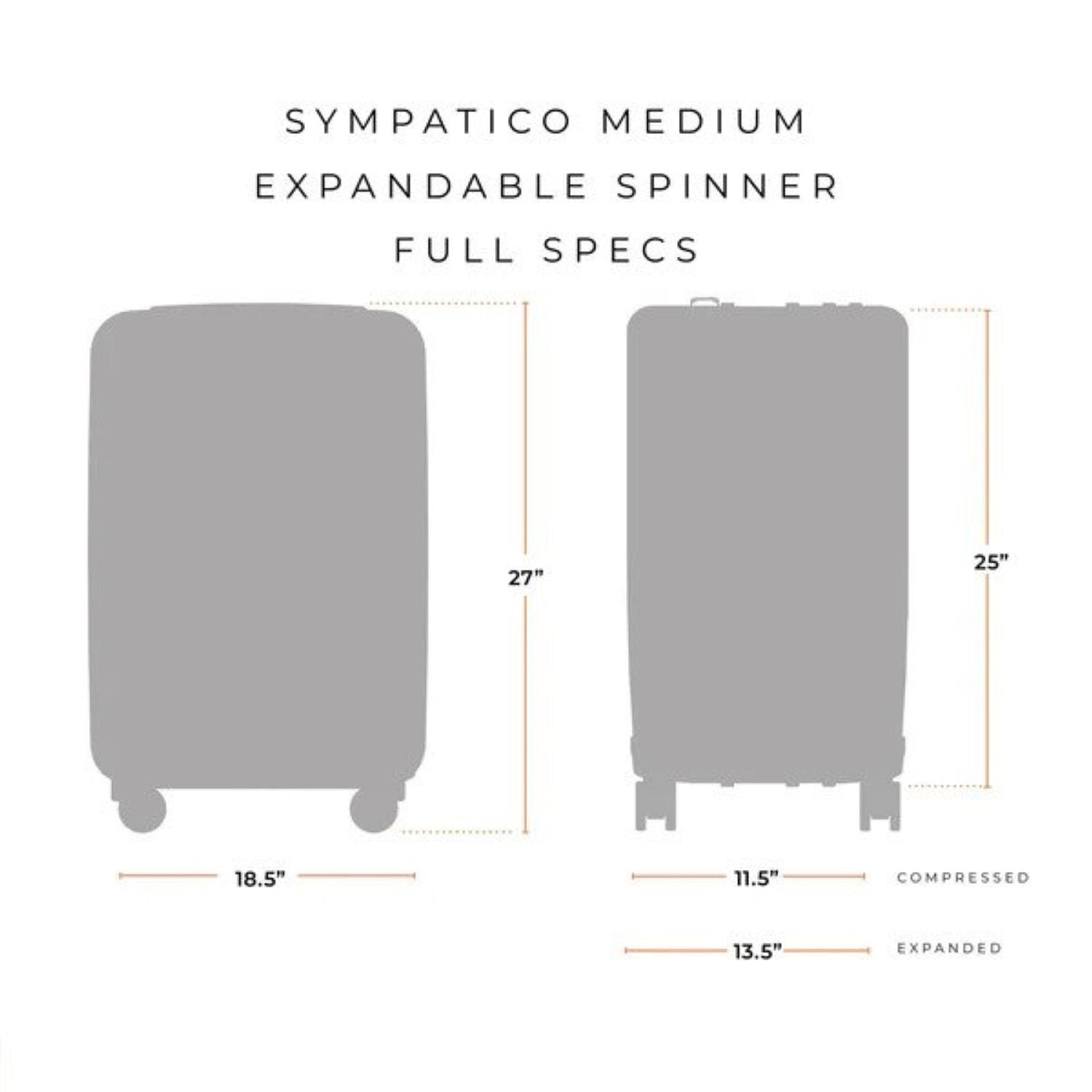 Briggs & Riley Sympatico Medium Expandable Spinner (Black)