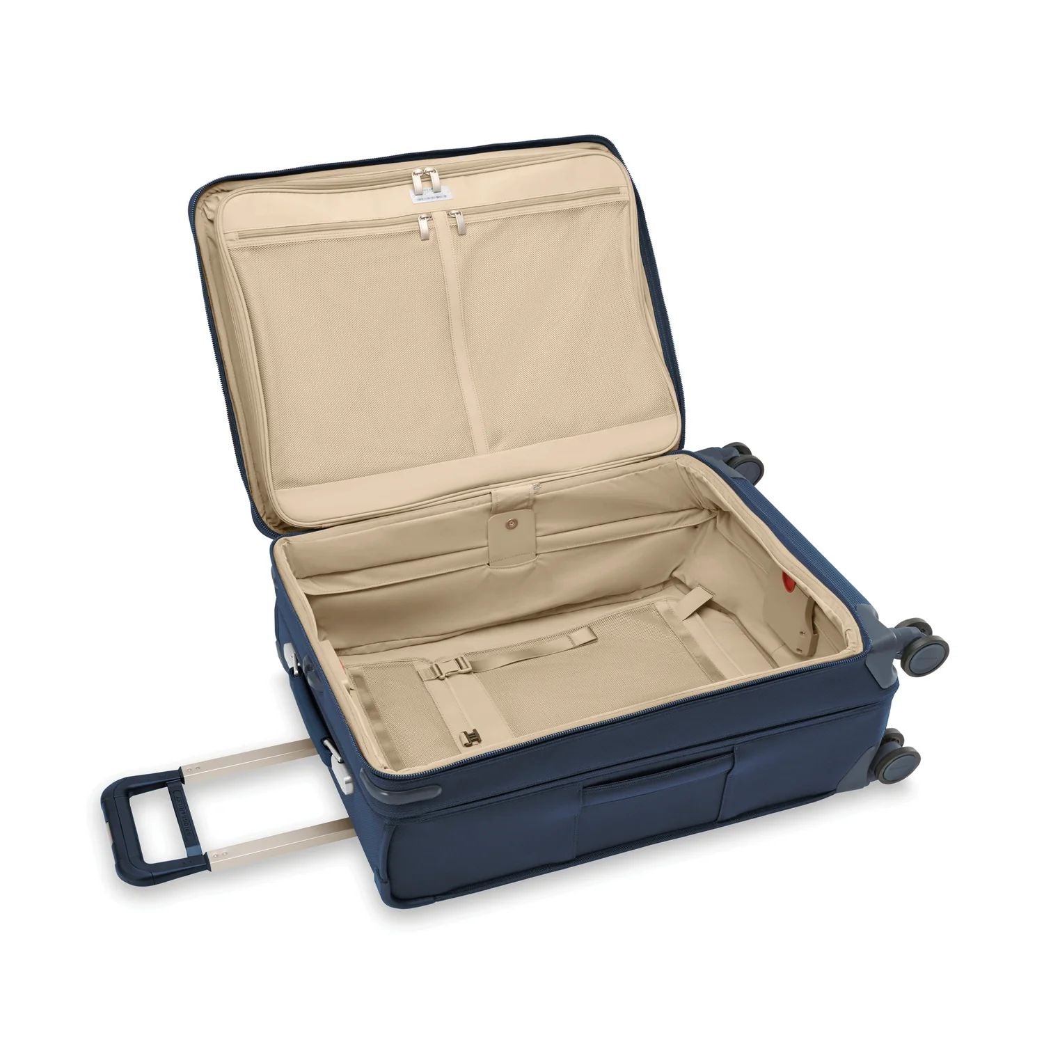Briggs & Riley Baseline Compact Checked Expandable Spinner - Navy