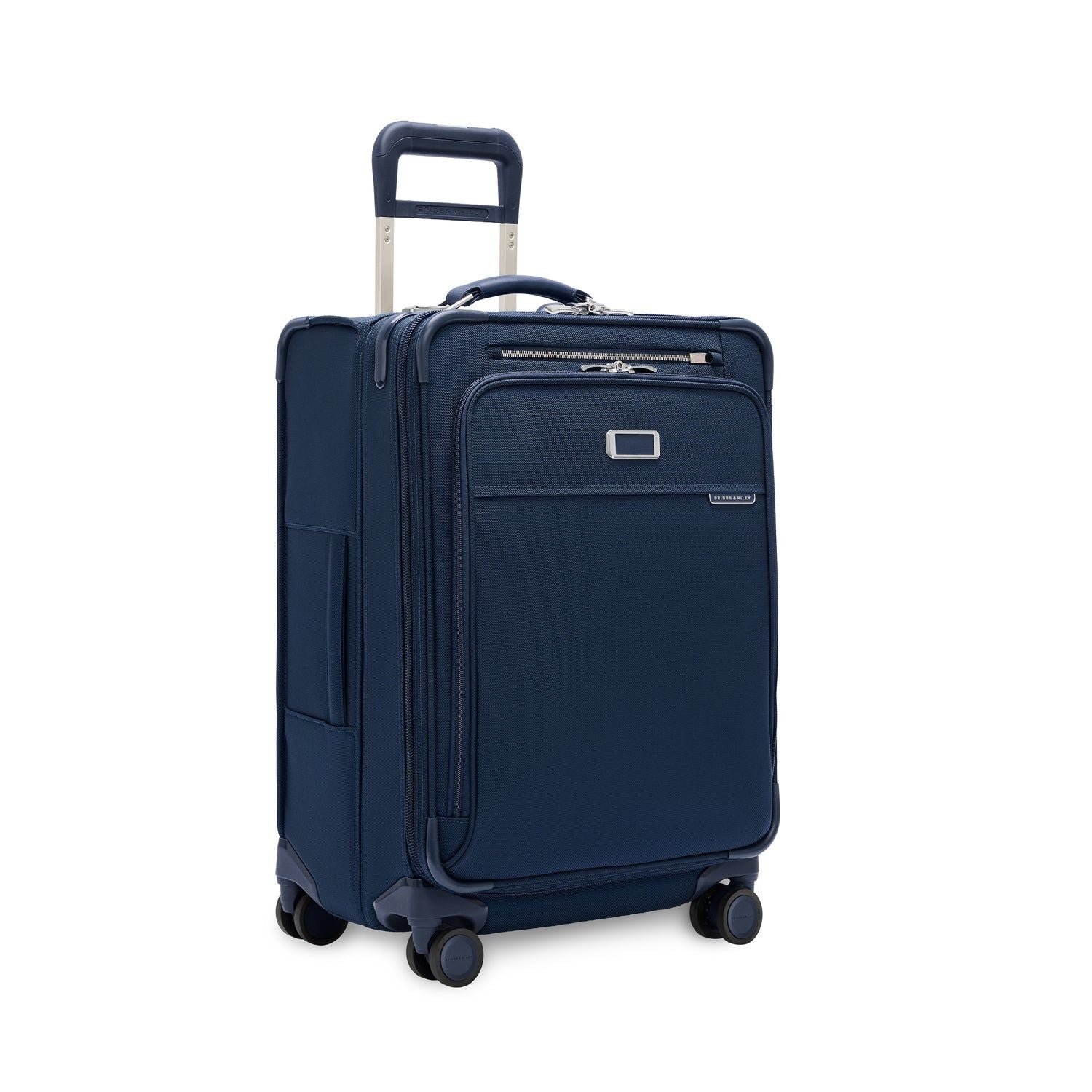 Briggs & Riley Baseline Compact Checked Expandable Spinner - Navy