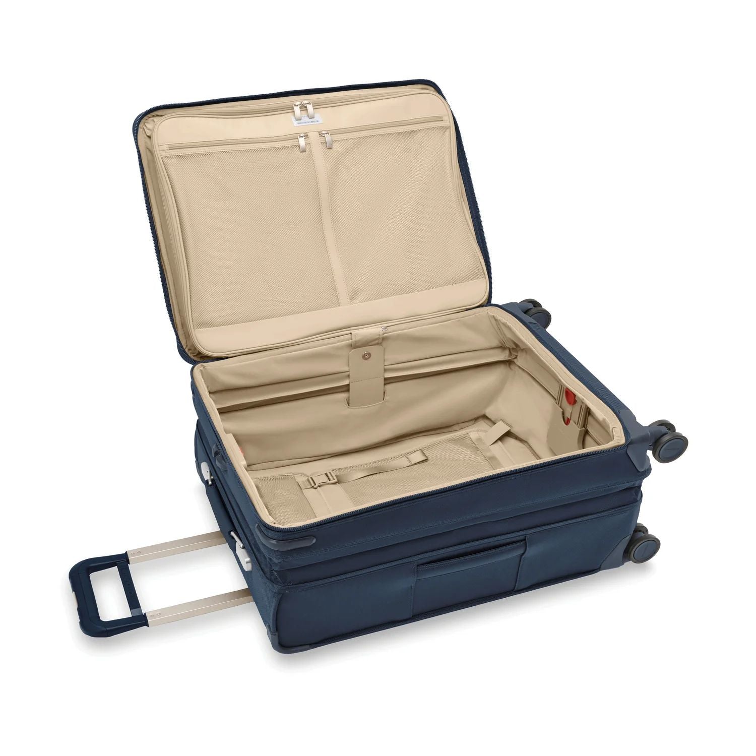 Briggs & Riley Baseline Compact Checked Expandable Spinner - Navy