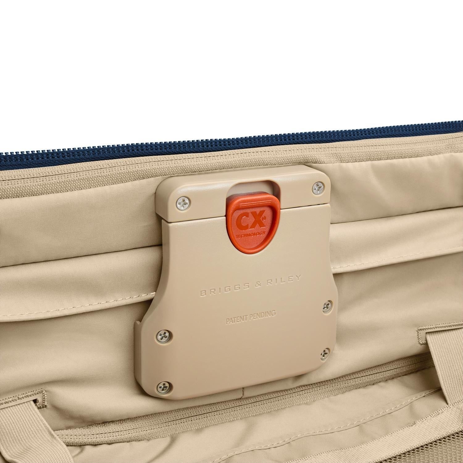 Briggs & Riley Baseline Compact Checked Expandable Spinner - Navy