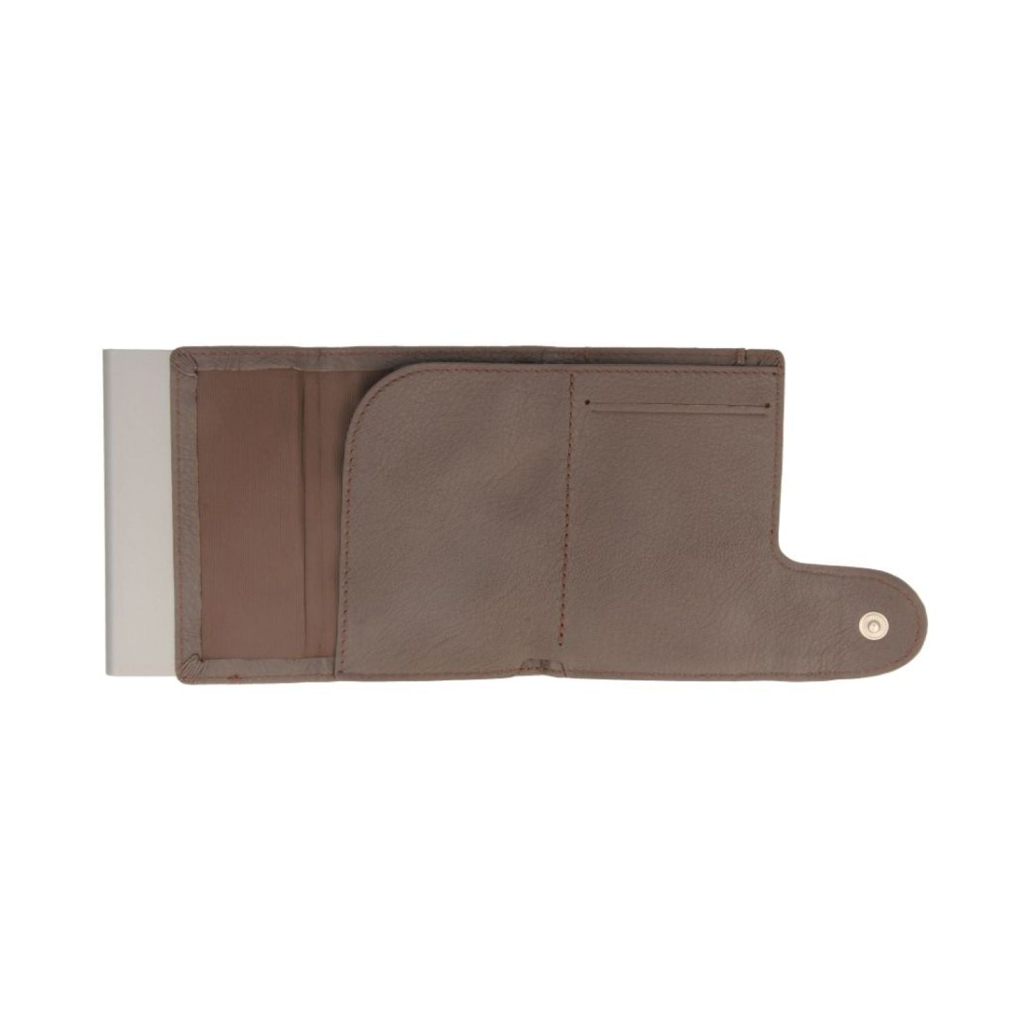 C-Secure Italian Leather Wallet (Testa Di Moro D32444/Grey)