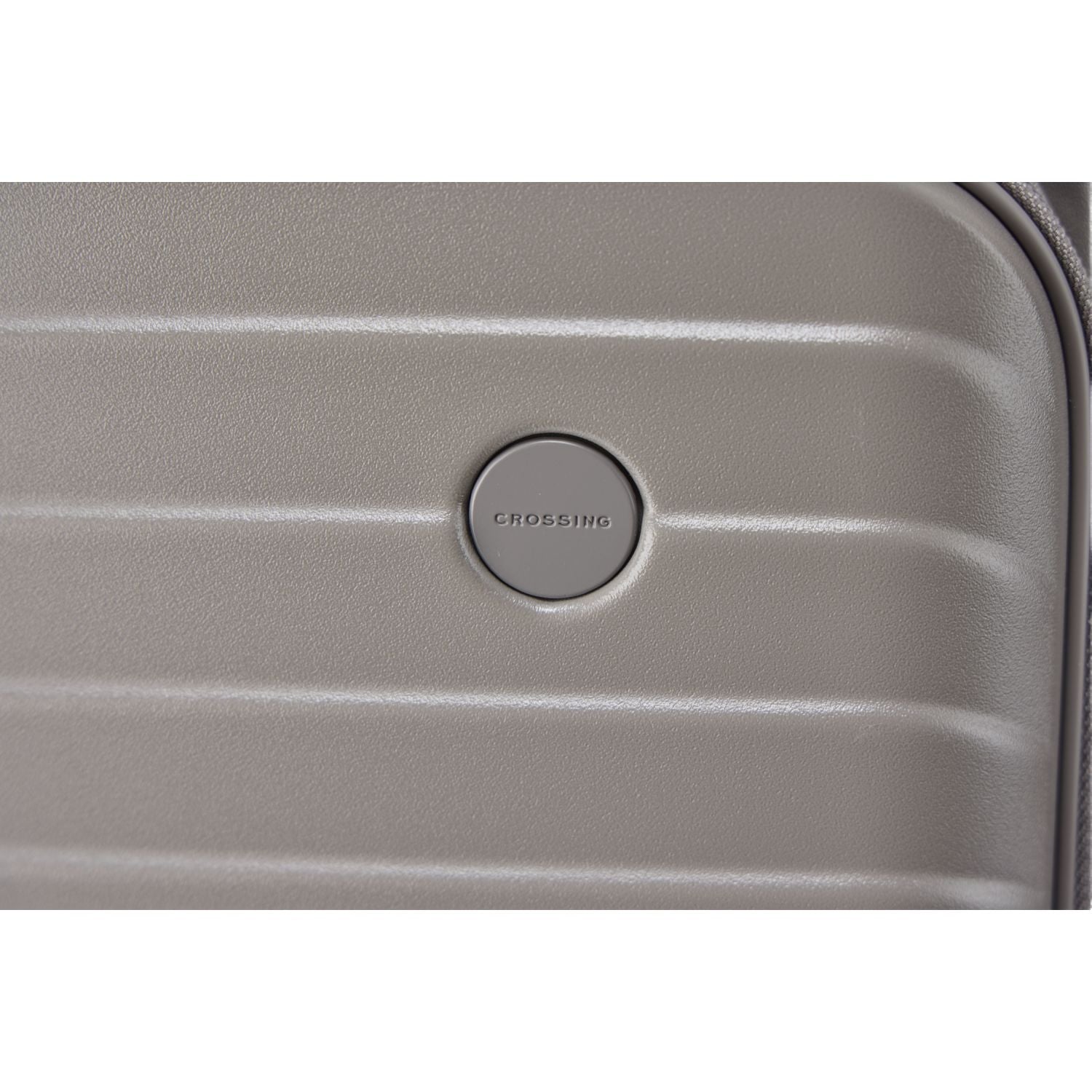 CROSSING INVI 20" Carry On Expandable Luggage With Front & Middle Access - Latte