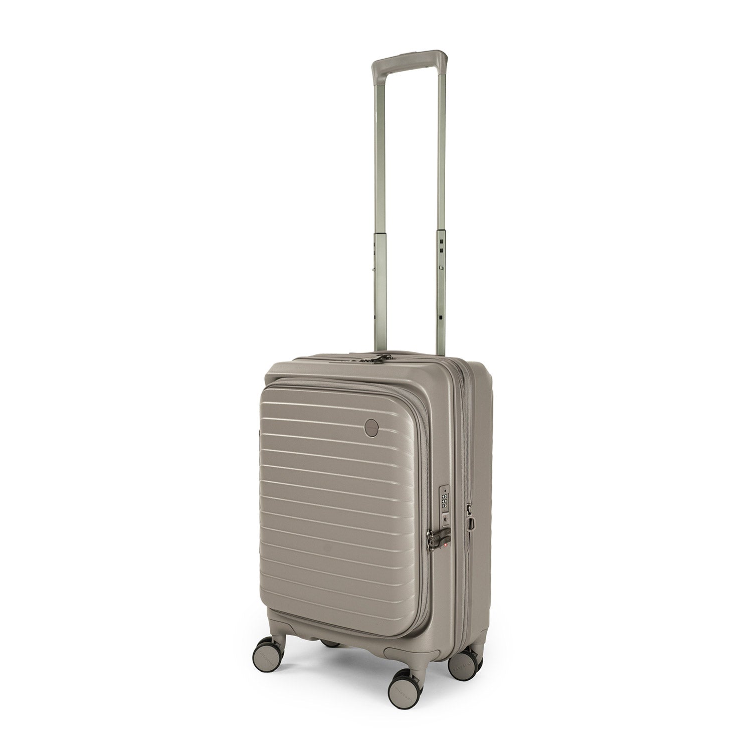 CROSSING INVI 20" Carry On Expandable Luggage With Front & Middle Access - Latte