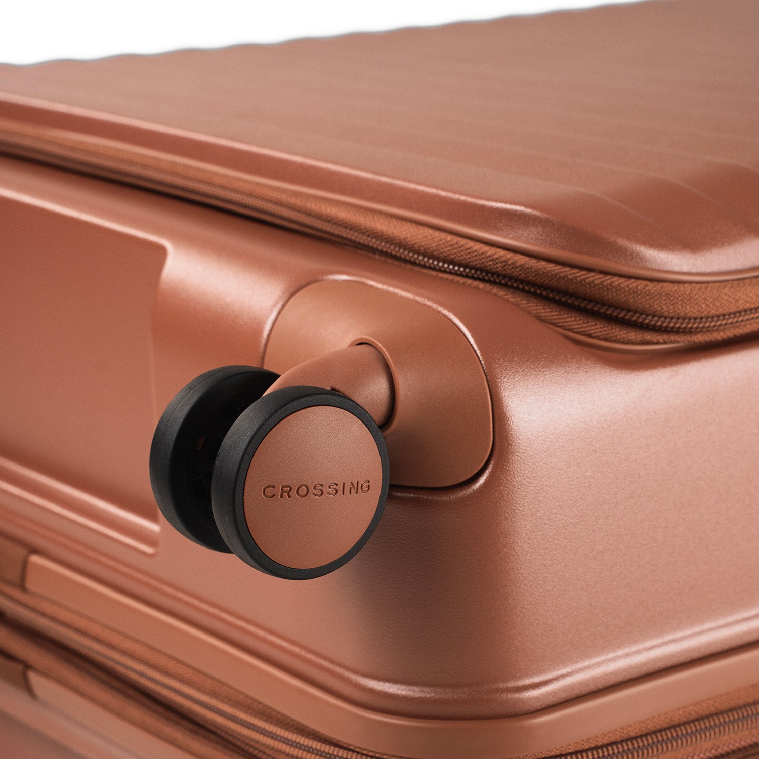 CROSSING INVI 20" Carry On Expandable Luggage With Front & Middle Access - Brick