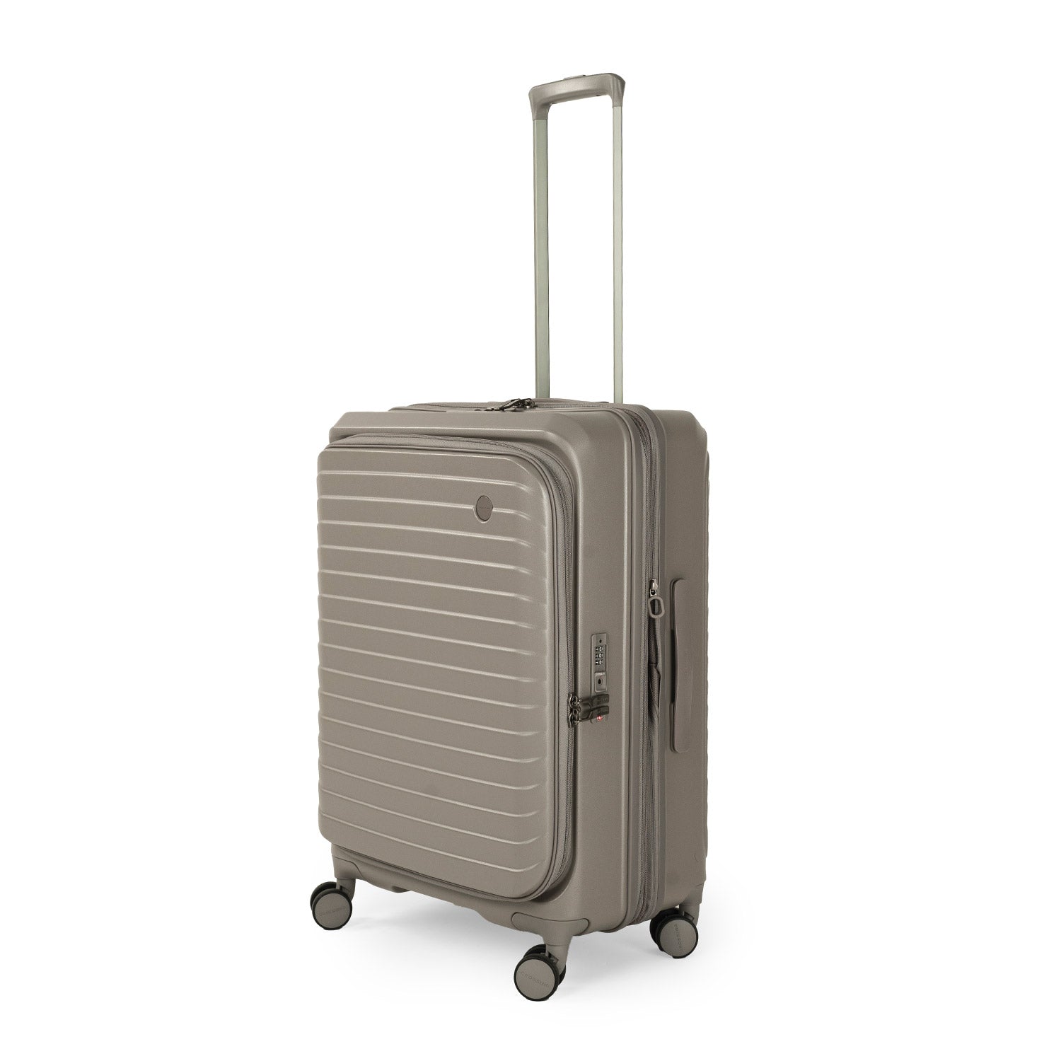 CROSSING INVI 25" Medium Expandable Luggage With Front & Middle Access - Latte