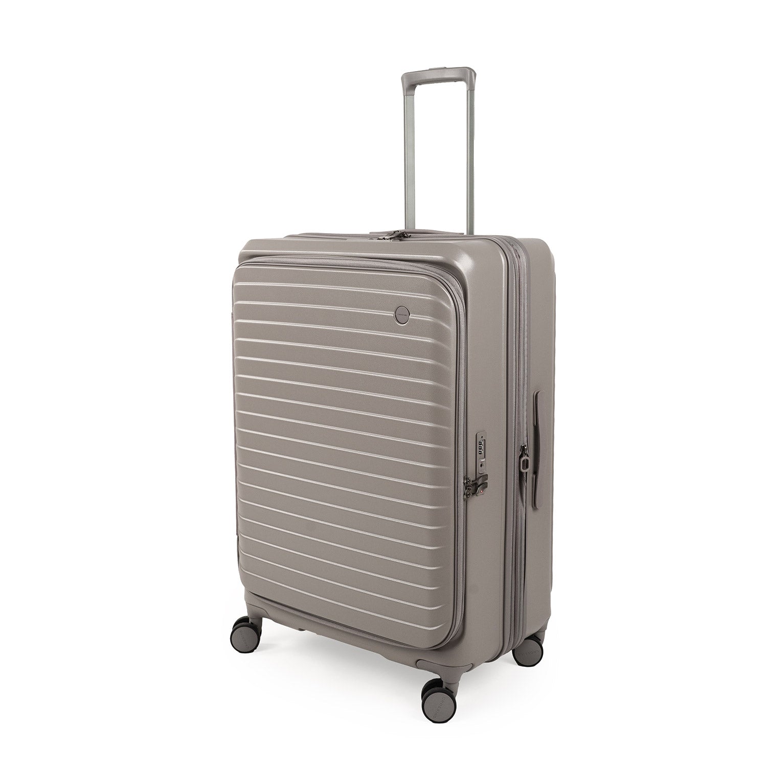 CROSSING INVI 30" Large Expandable Luggage With Front & Middle Access - Latte