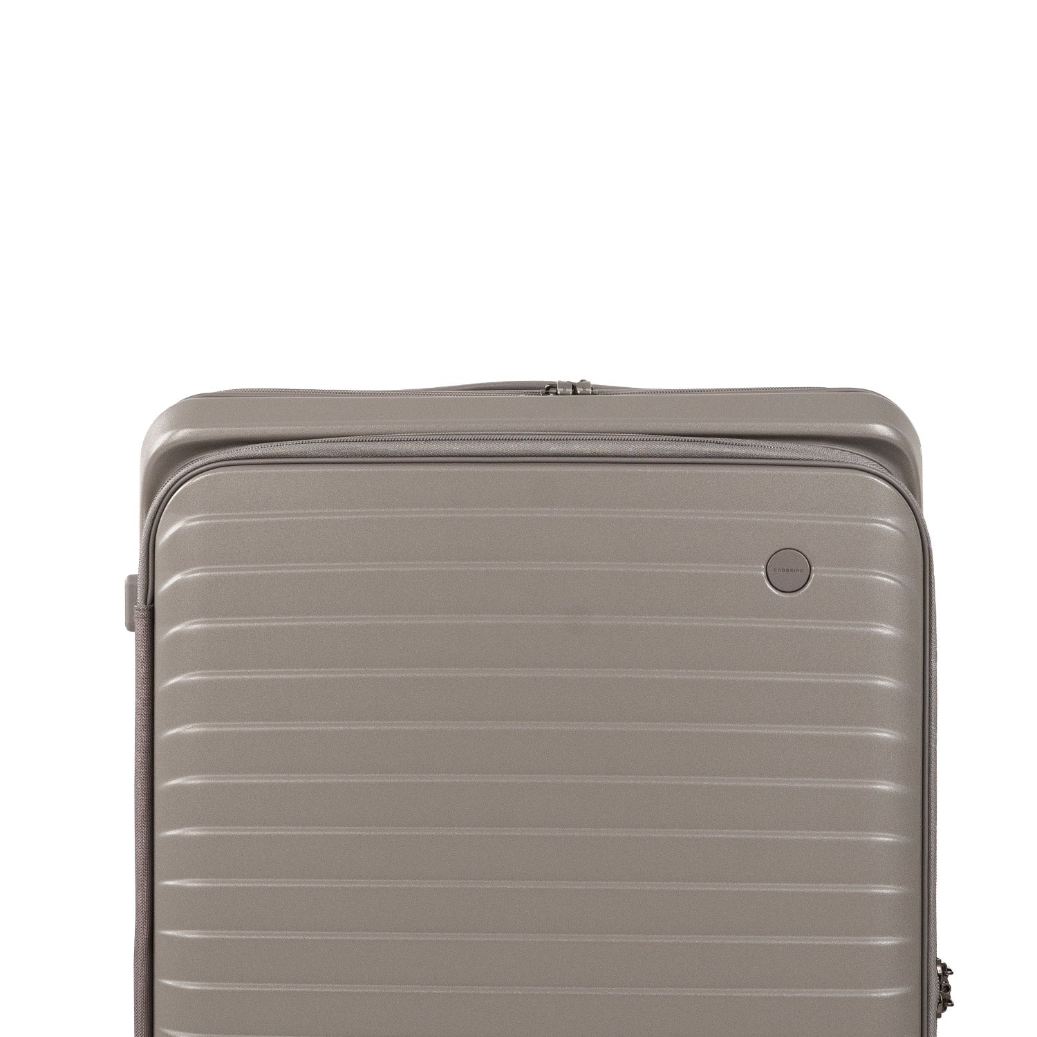 CROSSING INVI 30" Large Expandable Luggage With Front & Middle Access - Latte