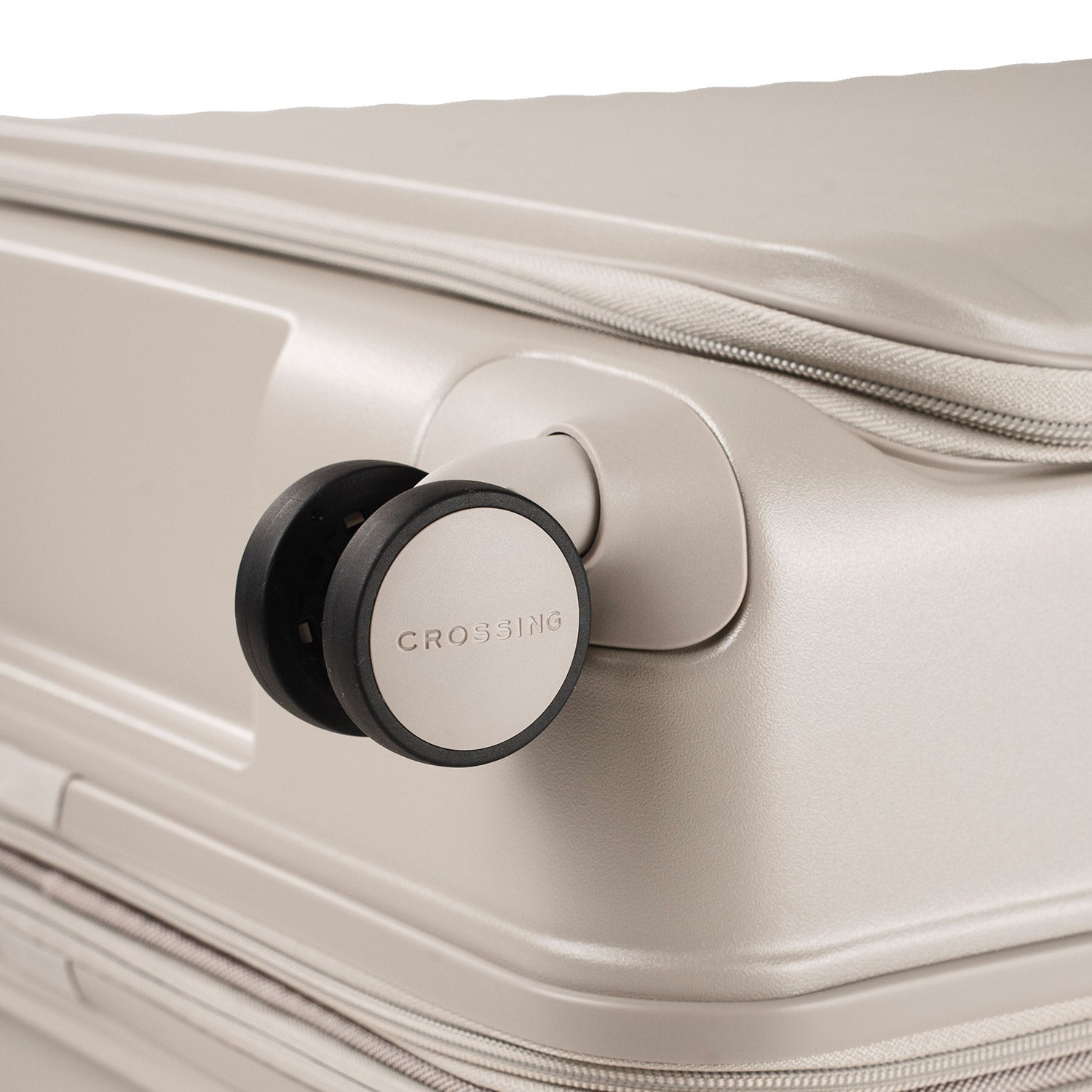 CROSSING INVI 30" Large Expandable Luggage With Front & Middle Access - Taupe