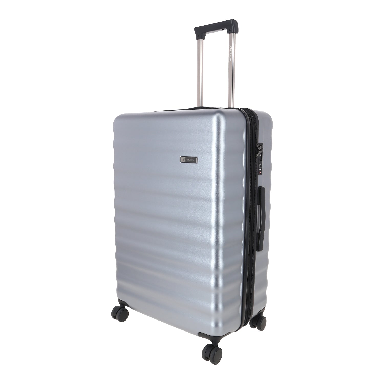 Crossing Tripp Polycarbonate Expandable 28" Large Luggage Spinner - Grey