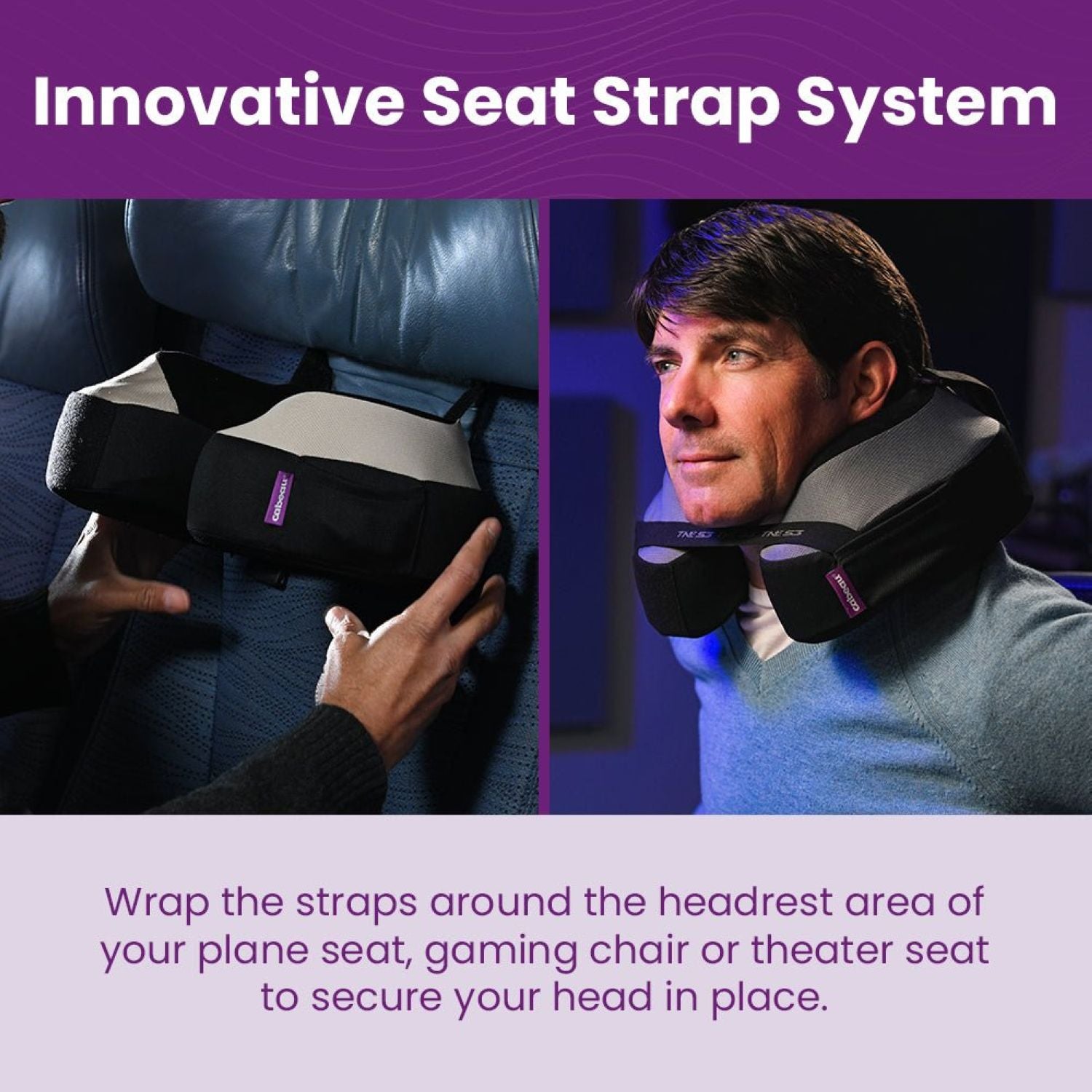 Cabeau TNE S3 Travel Neck Pillow - Multi-Colour