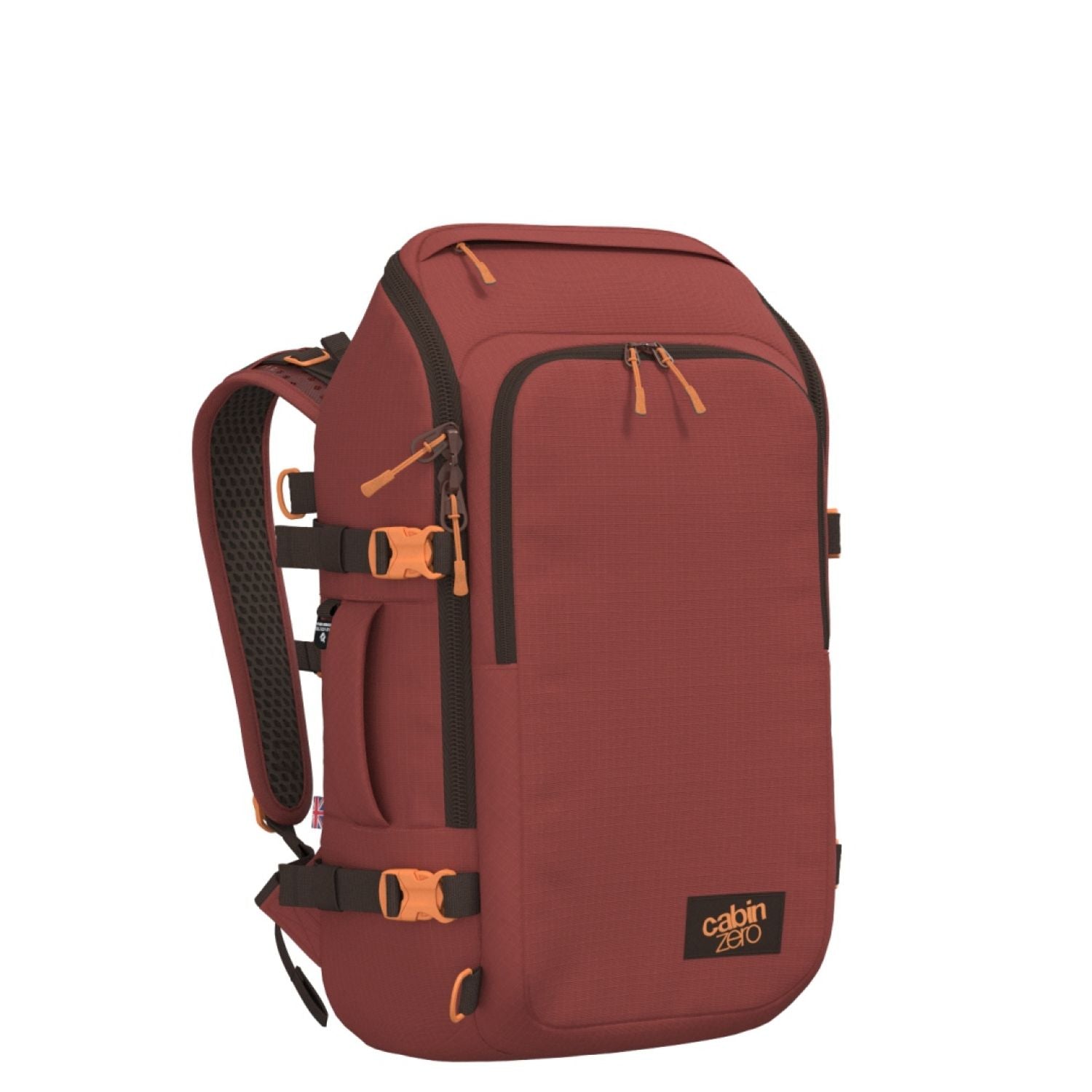 Cabinzero Adventure Pro Cabin Backpack 32L (Sangria Red)