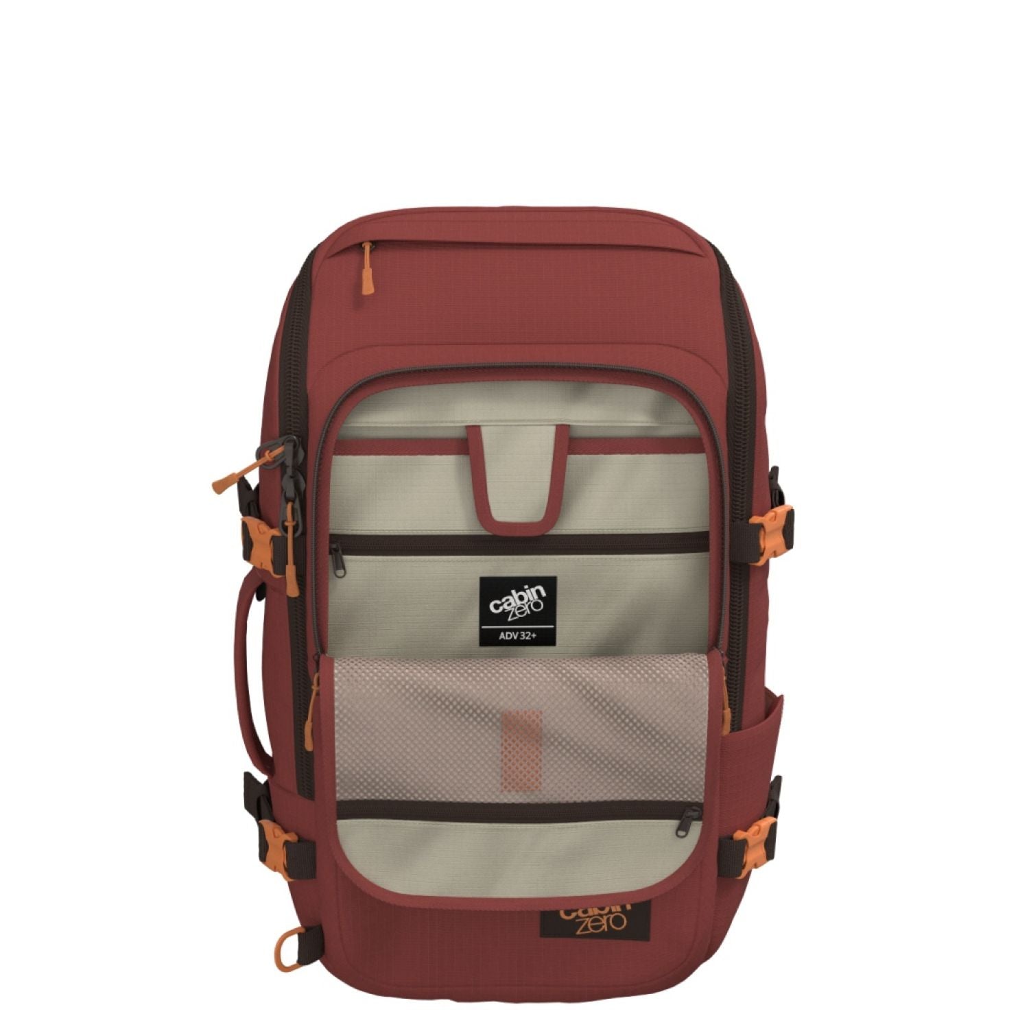 Cabinzero Adventure Pro Cabin Backpack 32L (Sangria Red)