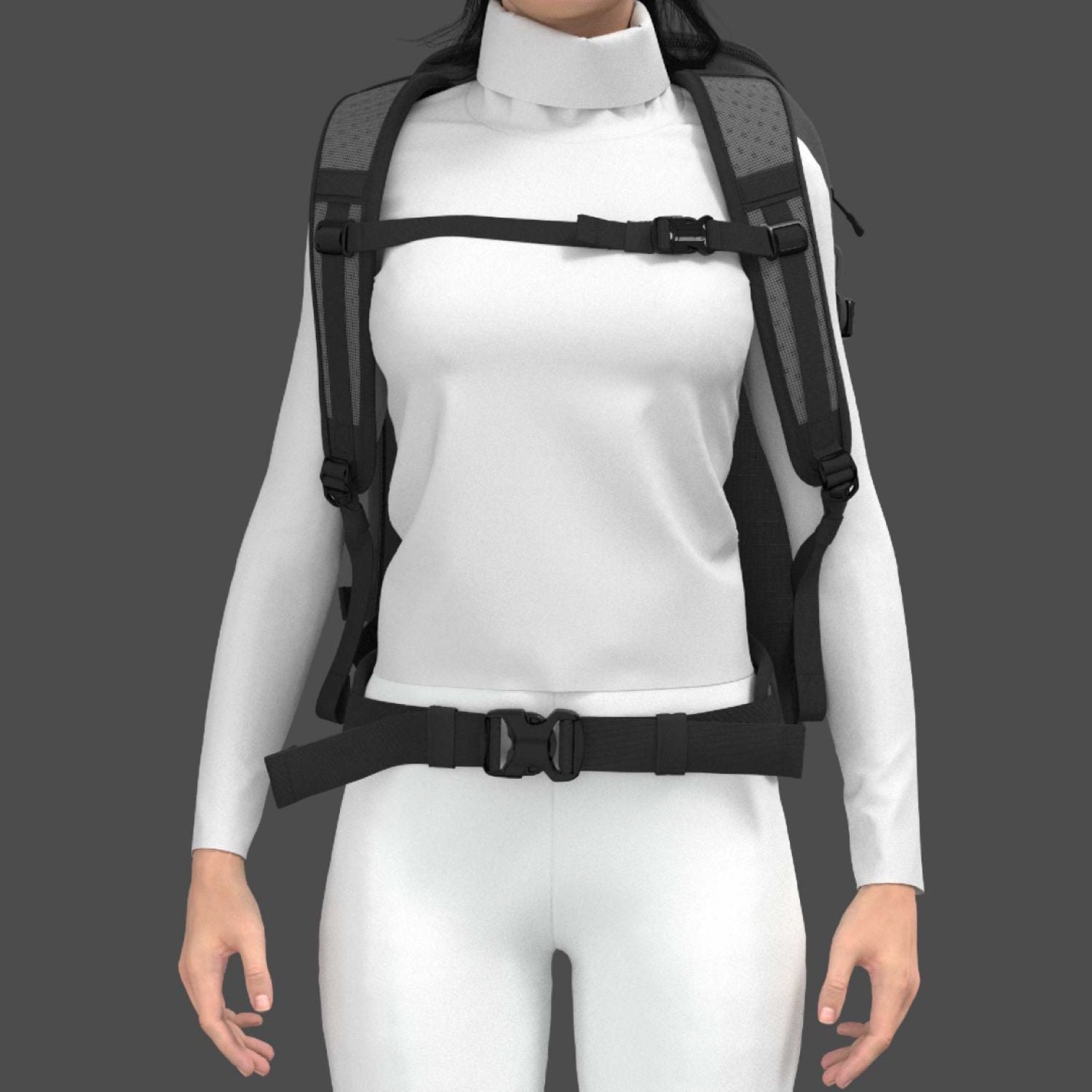 Cabinzero Adventure Pro Cabin Backpack 42L (Absolute Black)