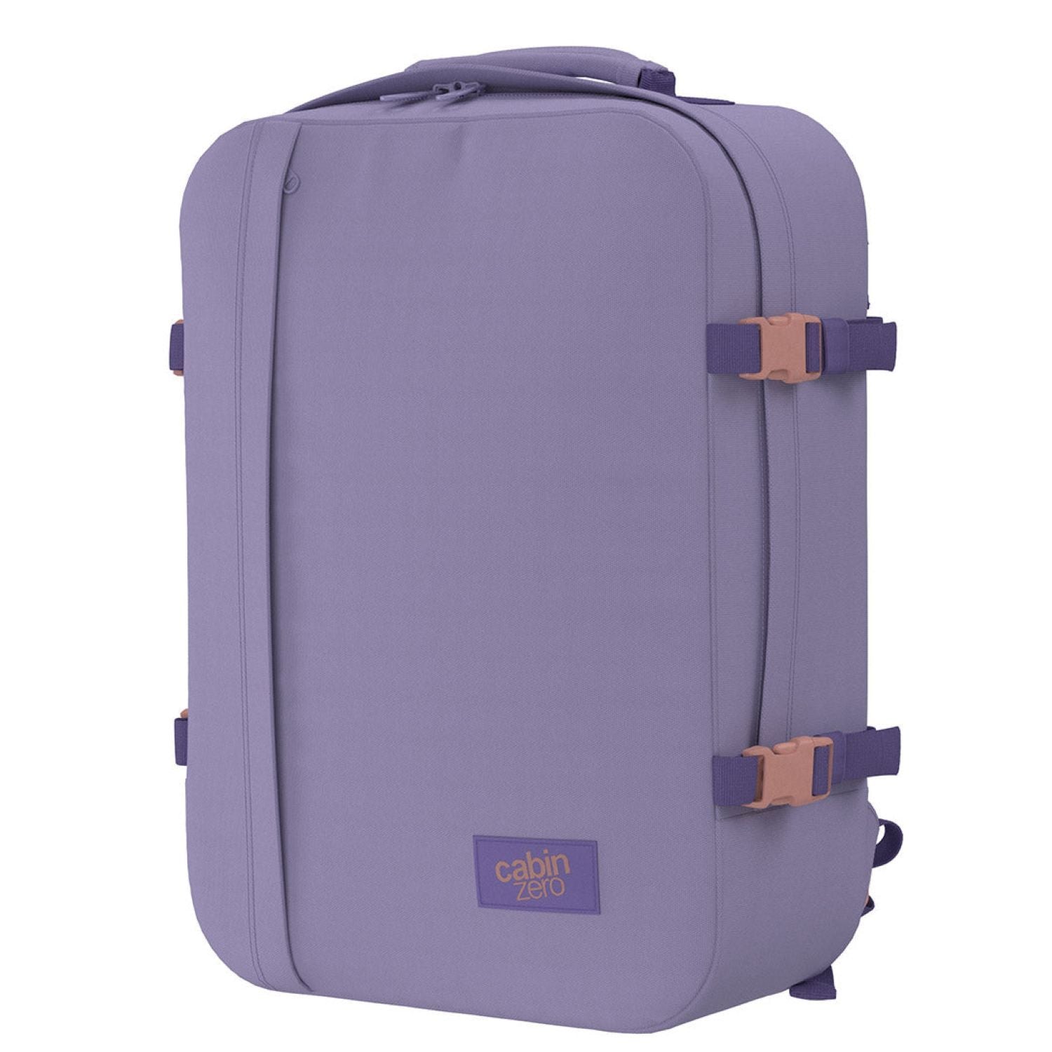 Cabinzero Classic Ultra Light Cabin Bag With Luggage Trackers 44L (Smokey Violet)