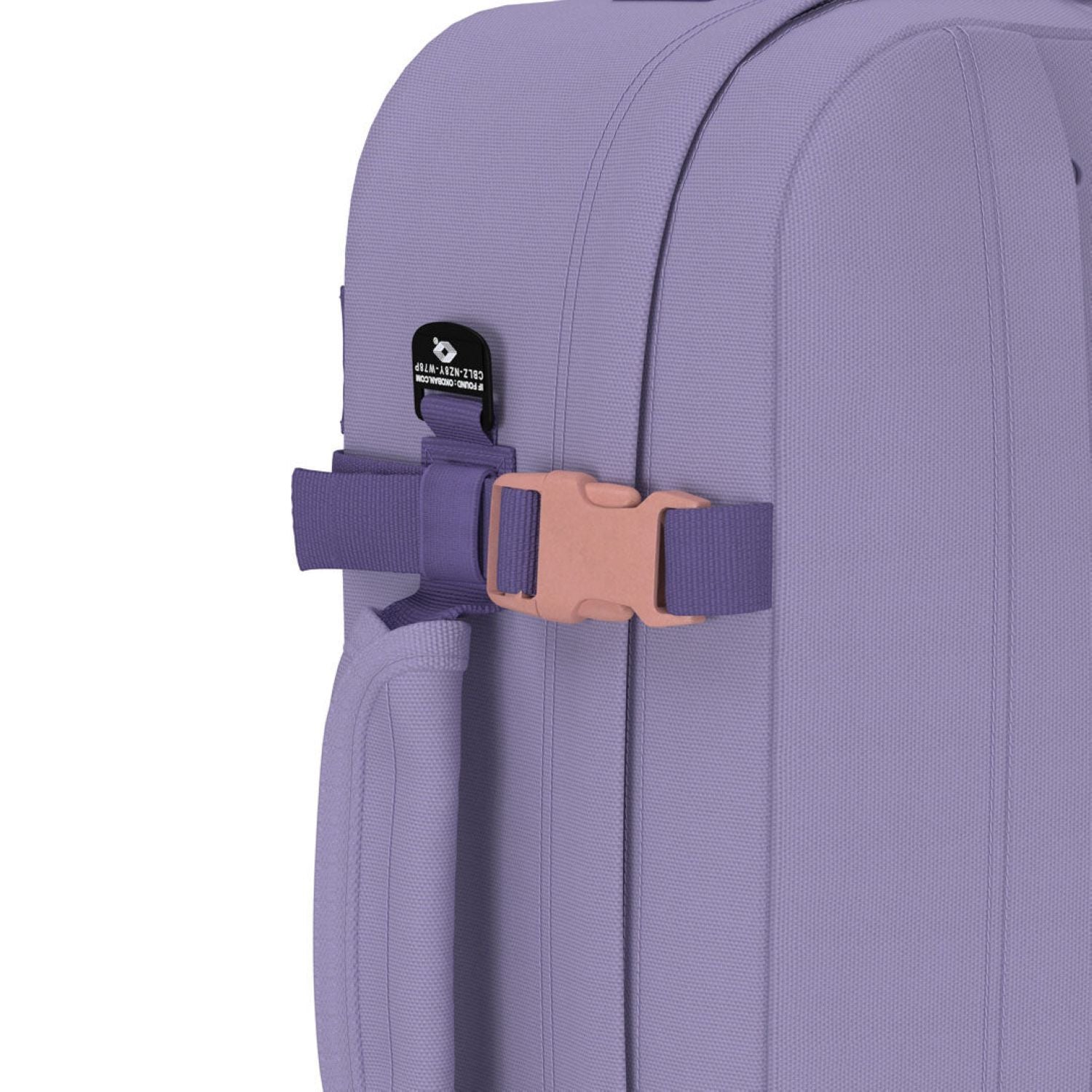 Cabinzero Classic Ultra Light Cabin Bag With Luggage Trackers 44L (Smokey Violet)