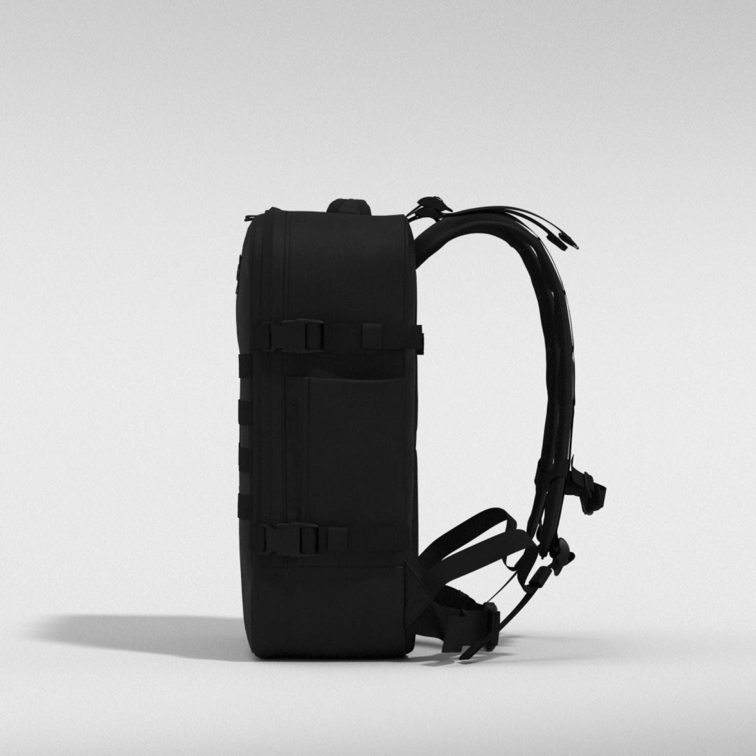 Cabinzero Military Cabin Bag With Luggage Trackers 36L (Absolute Black)