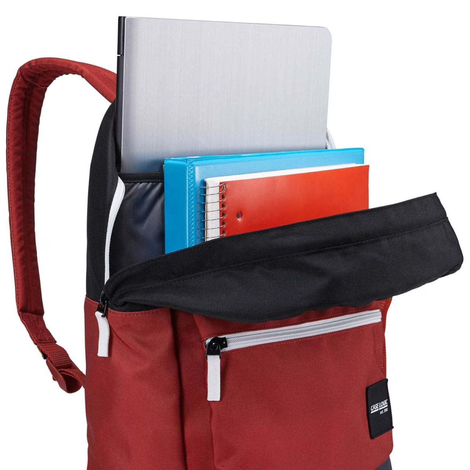 Case Logic Campus Commence Backpack 24L - Black/Brick