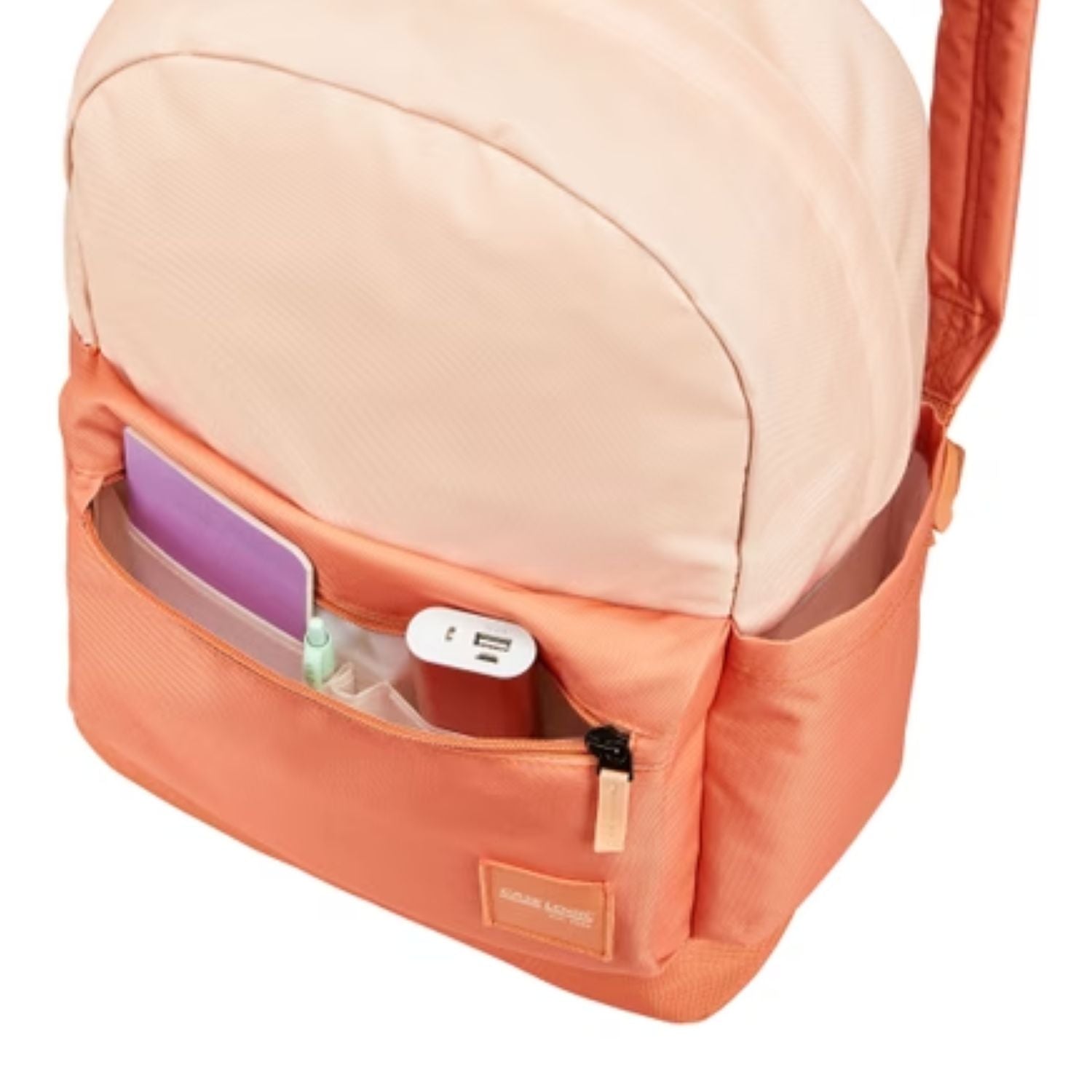 Case Logic Campus Commence Recycled Backpack 24L - Apricot/Coral