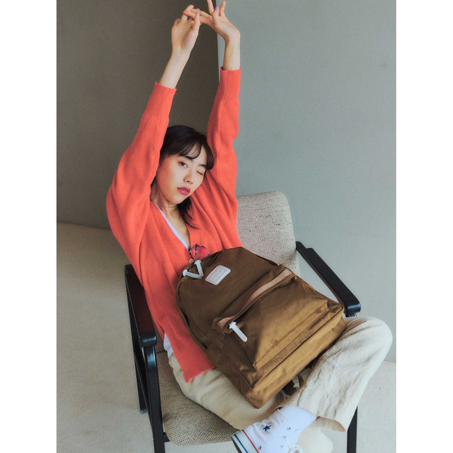 Cilocala Regular Backpack Large (Sand)