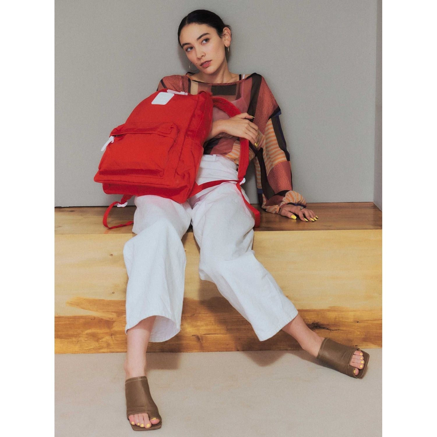Cilocala Regular Backpack Large (Tomato)