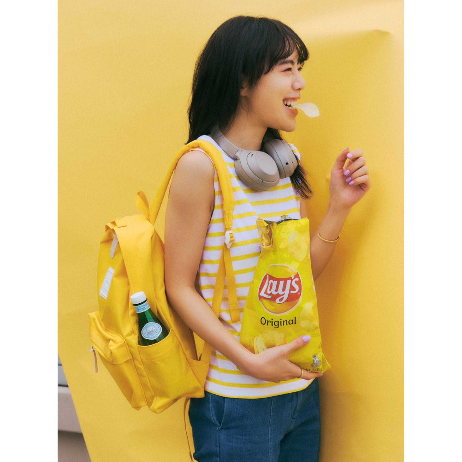 Cilocala Regular Backpack Middle (Banana)