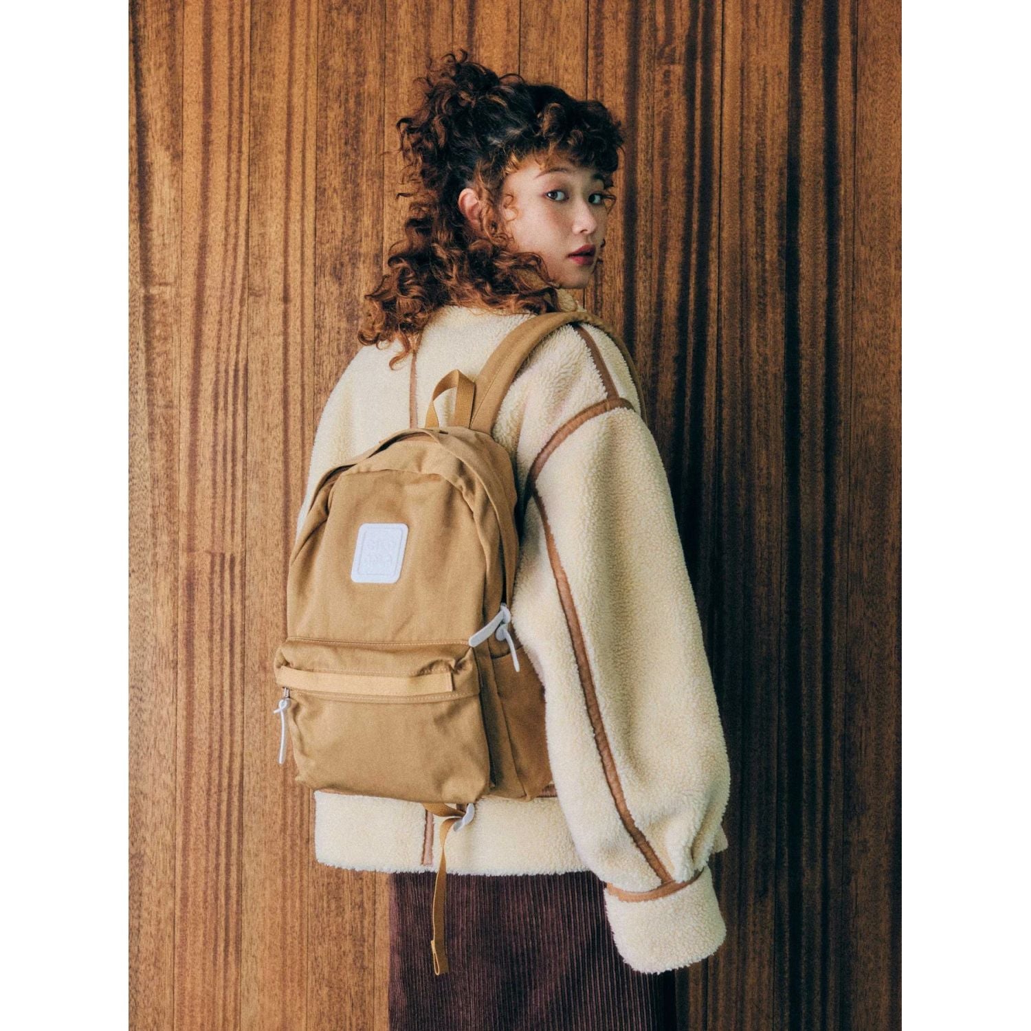 Cilocala Regular Backpack Middle (Sand)