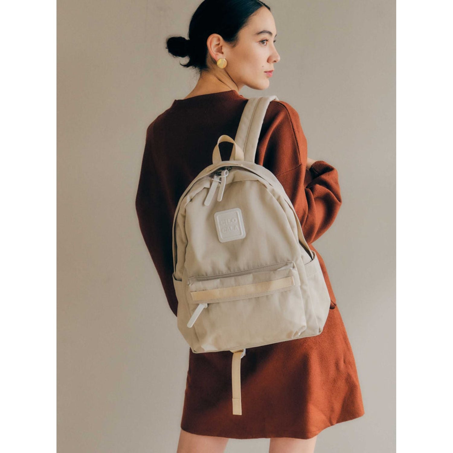 Cilocala Regular Backpack Middle (Stone)
