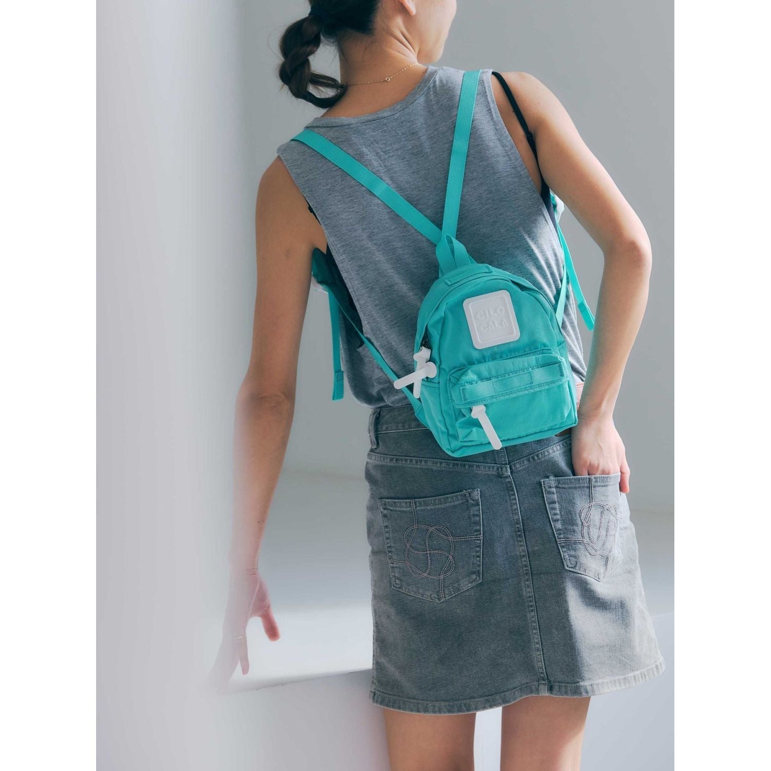 Cilocala Regular Backpack X-Small (Turquoise)
