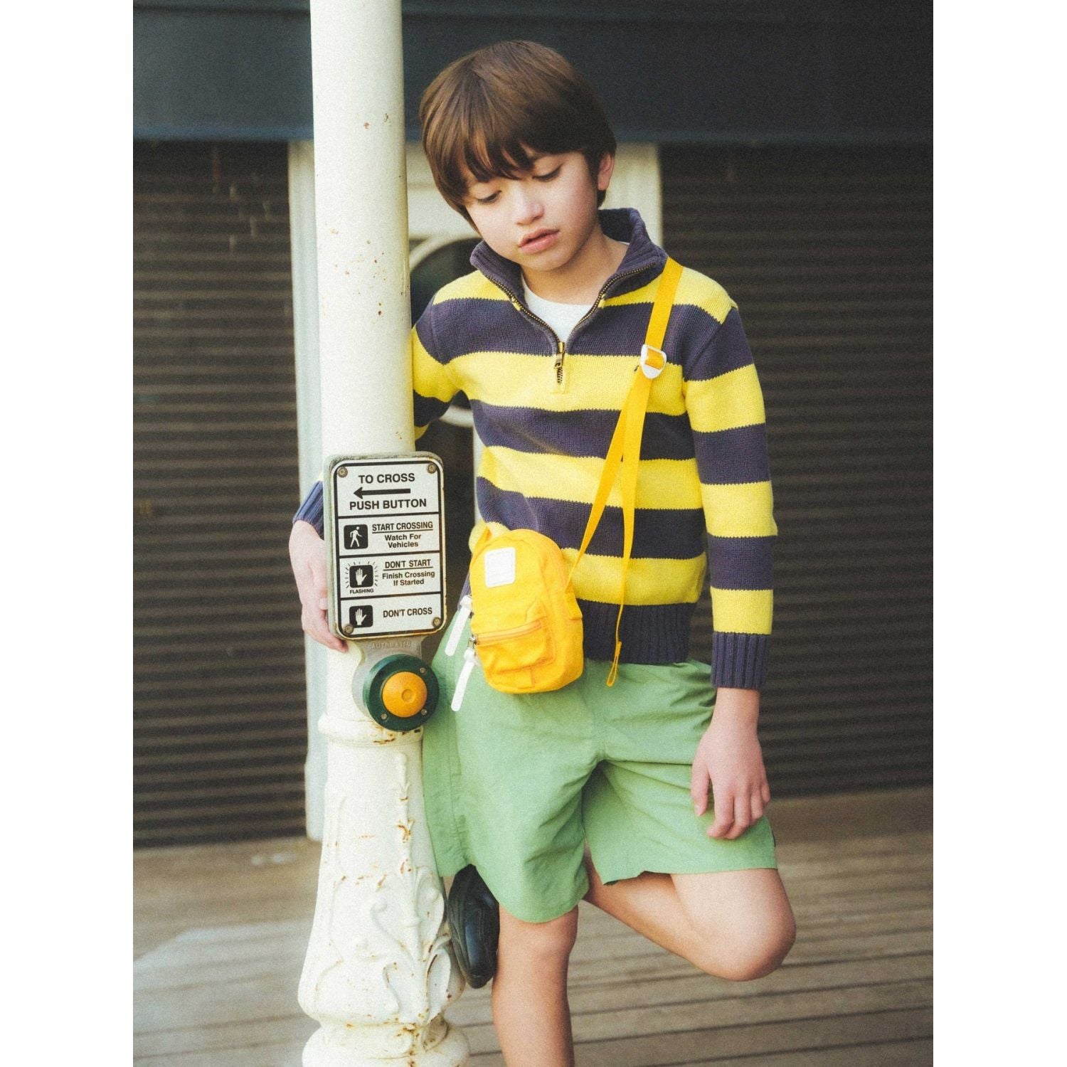 Cilocala Regular Packman Shoulder Bag (Banana)