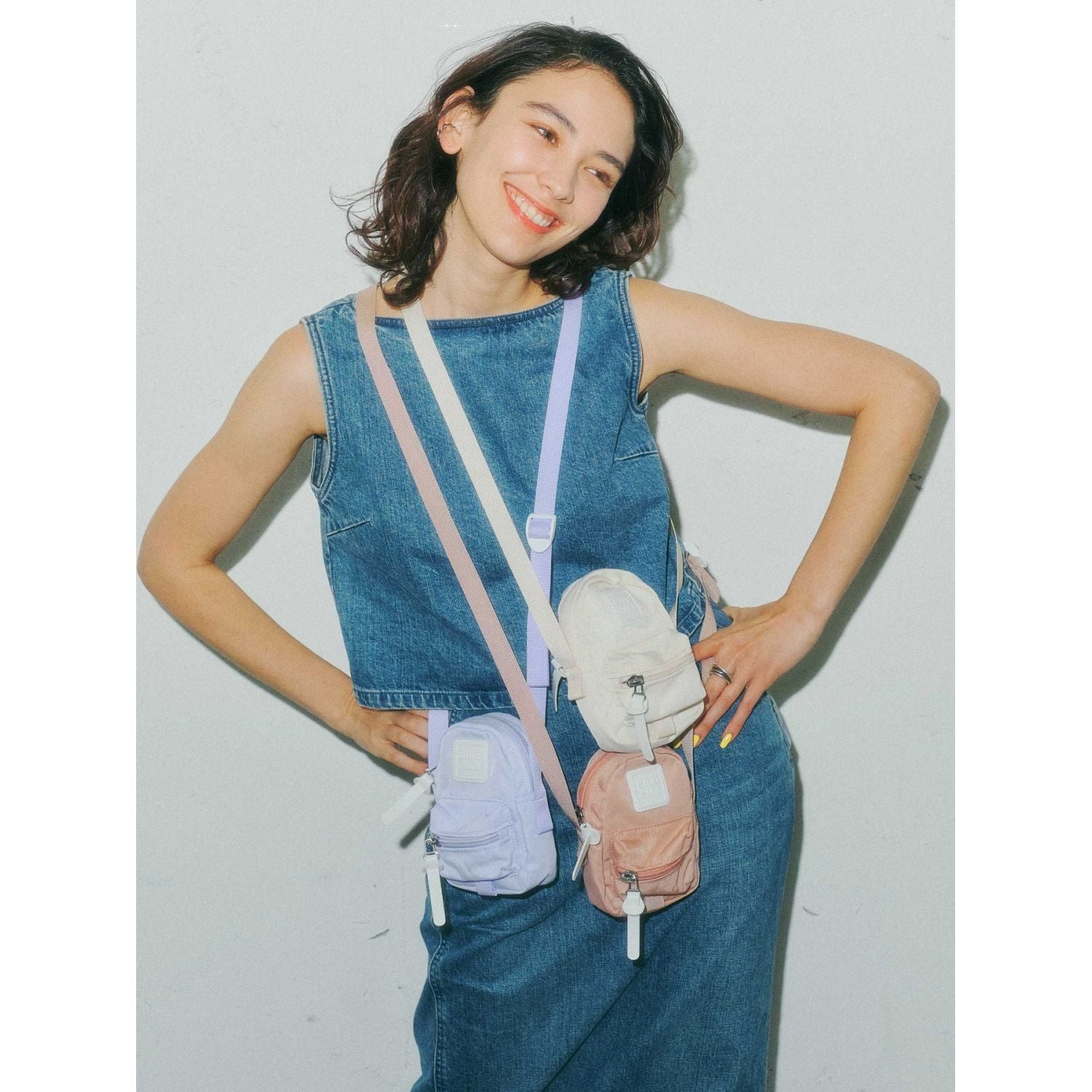 Cilocala Regular Packman Shoulder Bag (Guava)