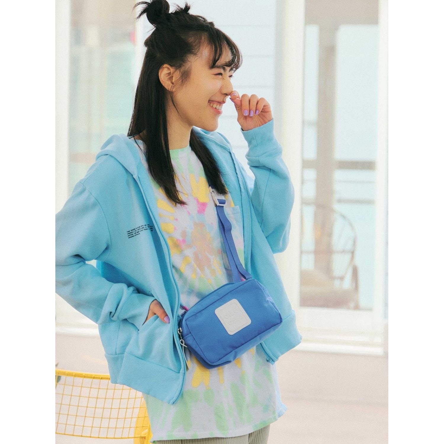 Cilocala Regular Shoulder Pouch Yoko (Sky)