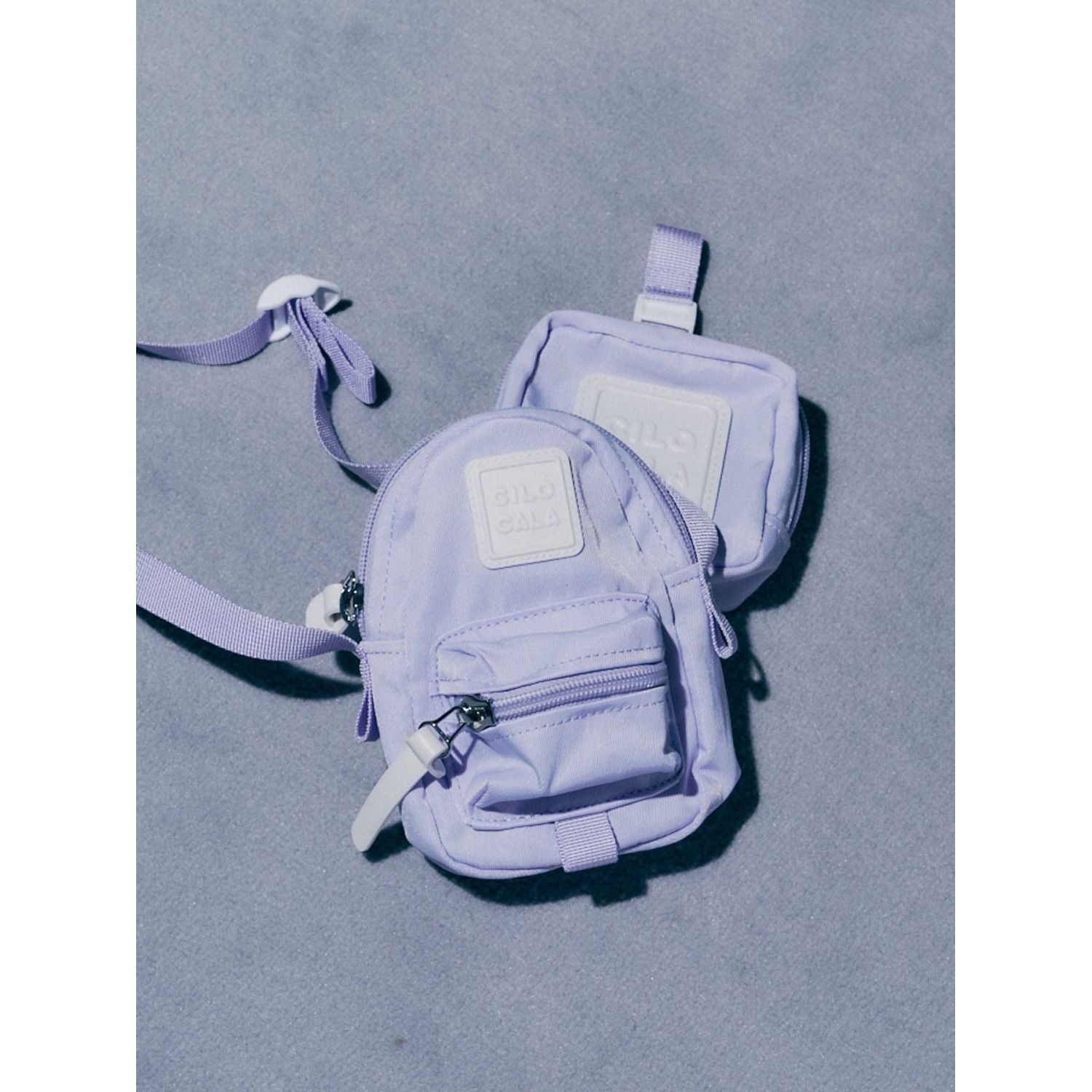 Cilocala Regular Tiny Pouch Shikaku (Lavender)