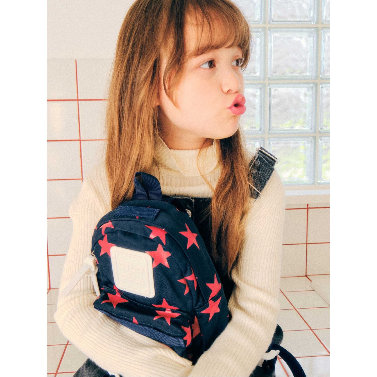 Cilocala Star Print Backpack X-Small (Sailor)